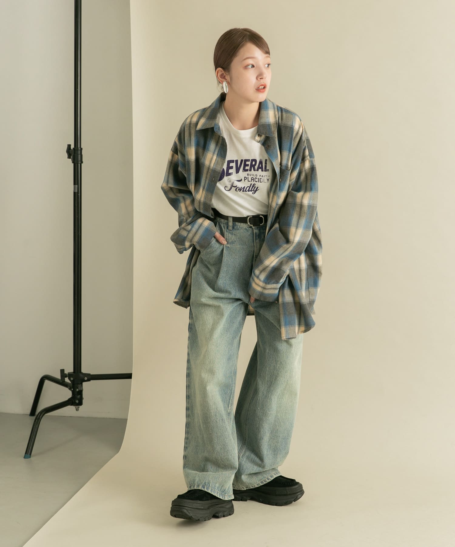 身長：160cm サイズ：one