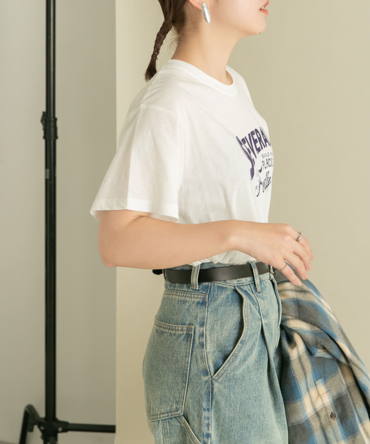 身長：160cm サイズ：one
