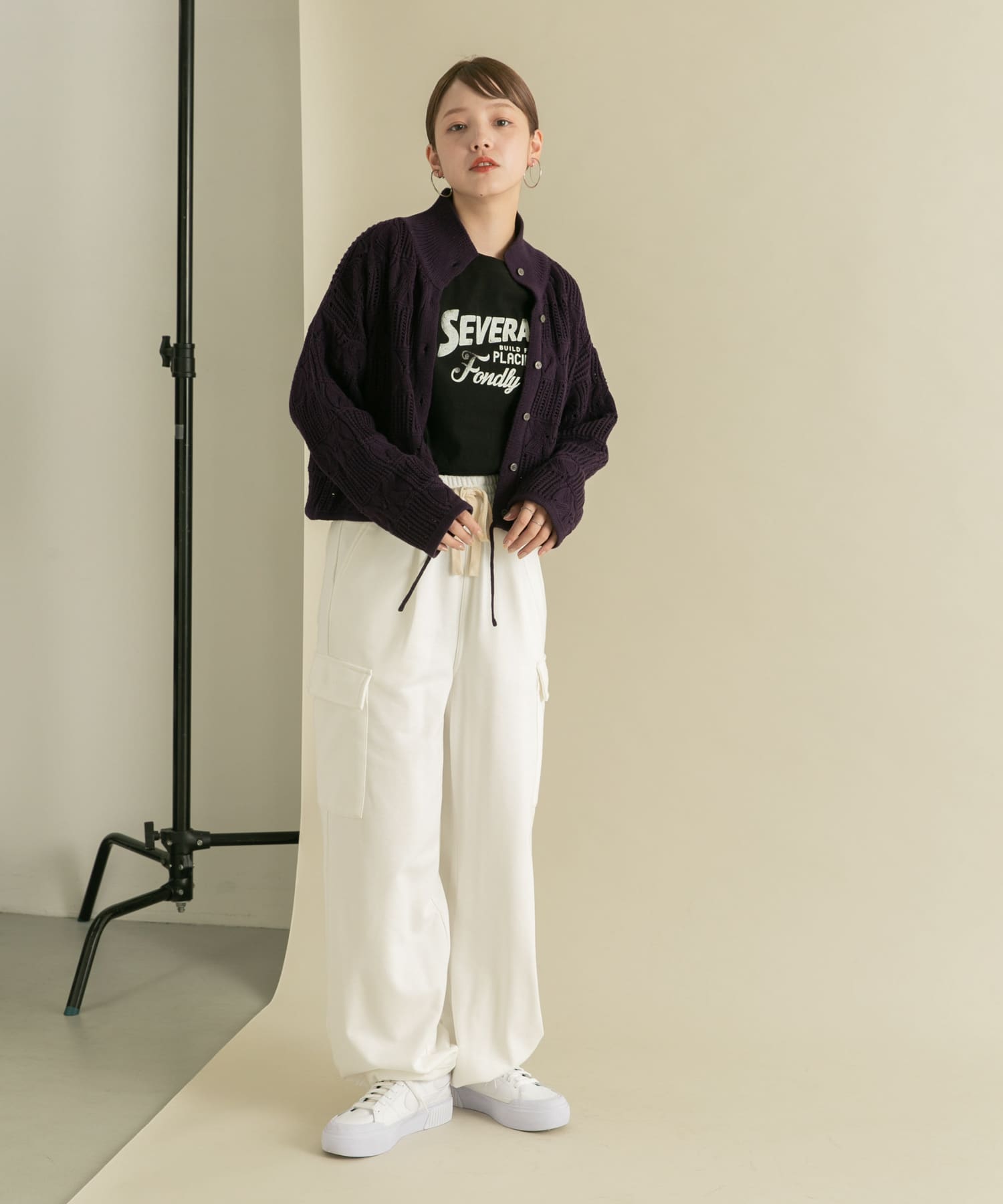 身長：160cm サイズ：one
