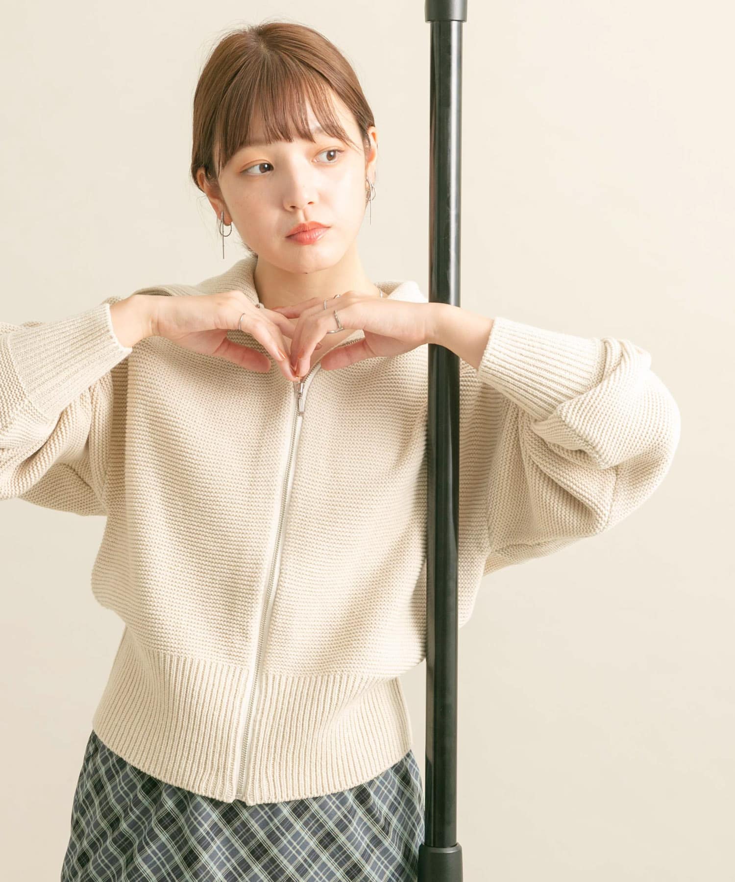 身長：160cm サイズ：one