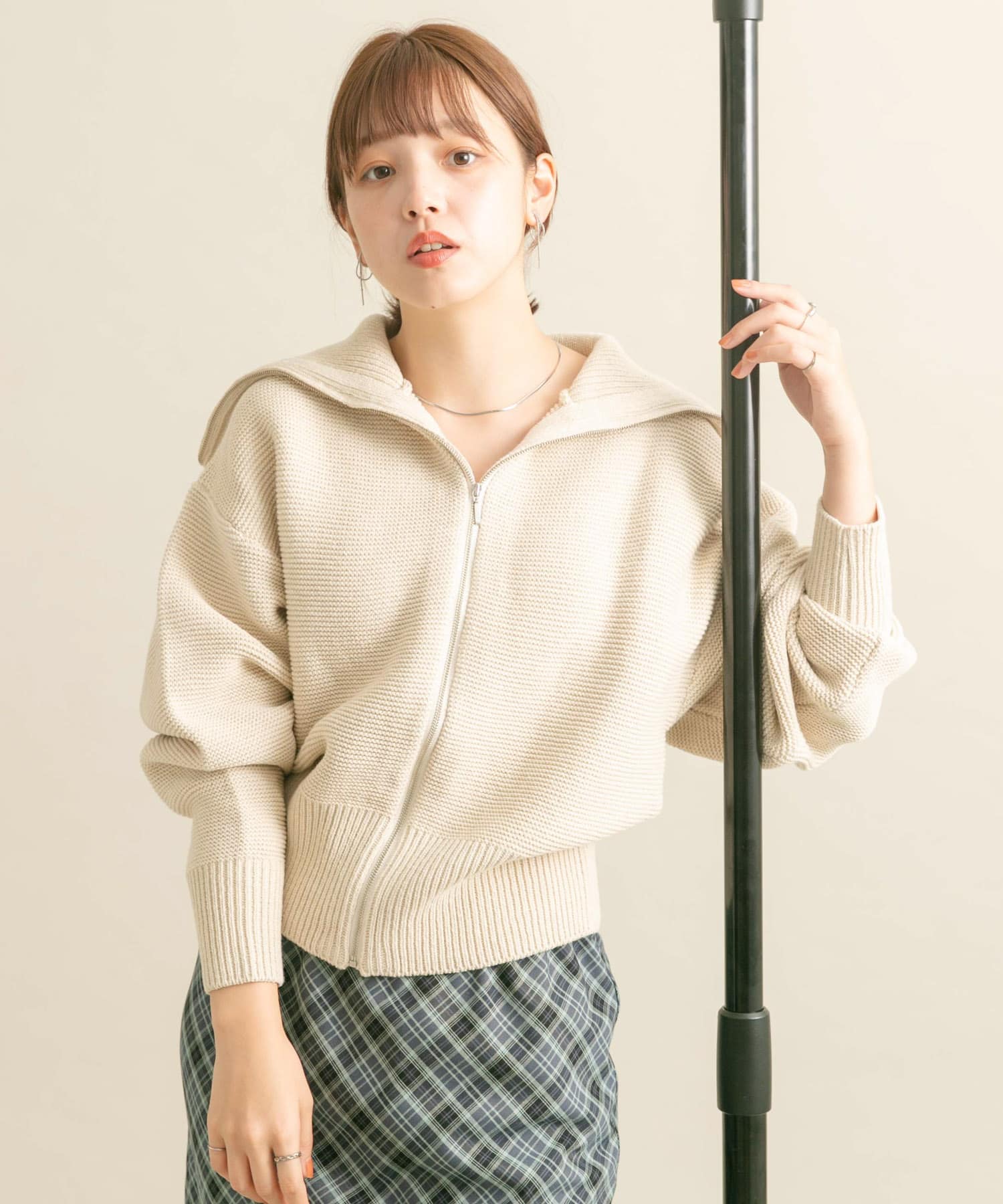 身長：160cm サイズ：one