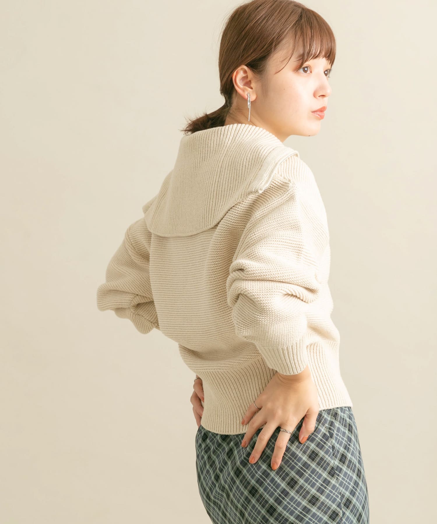 身長：160cm サイズ：one