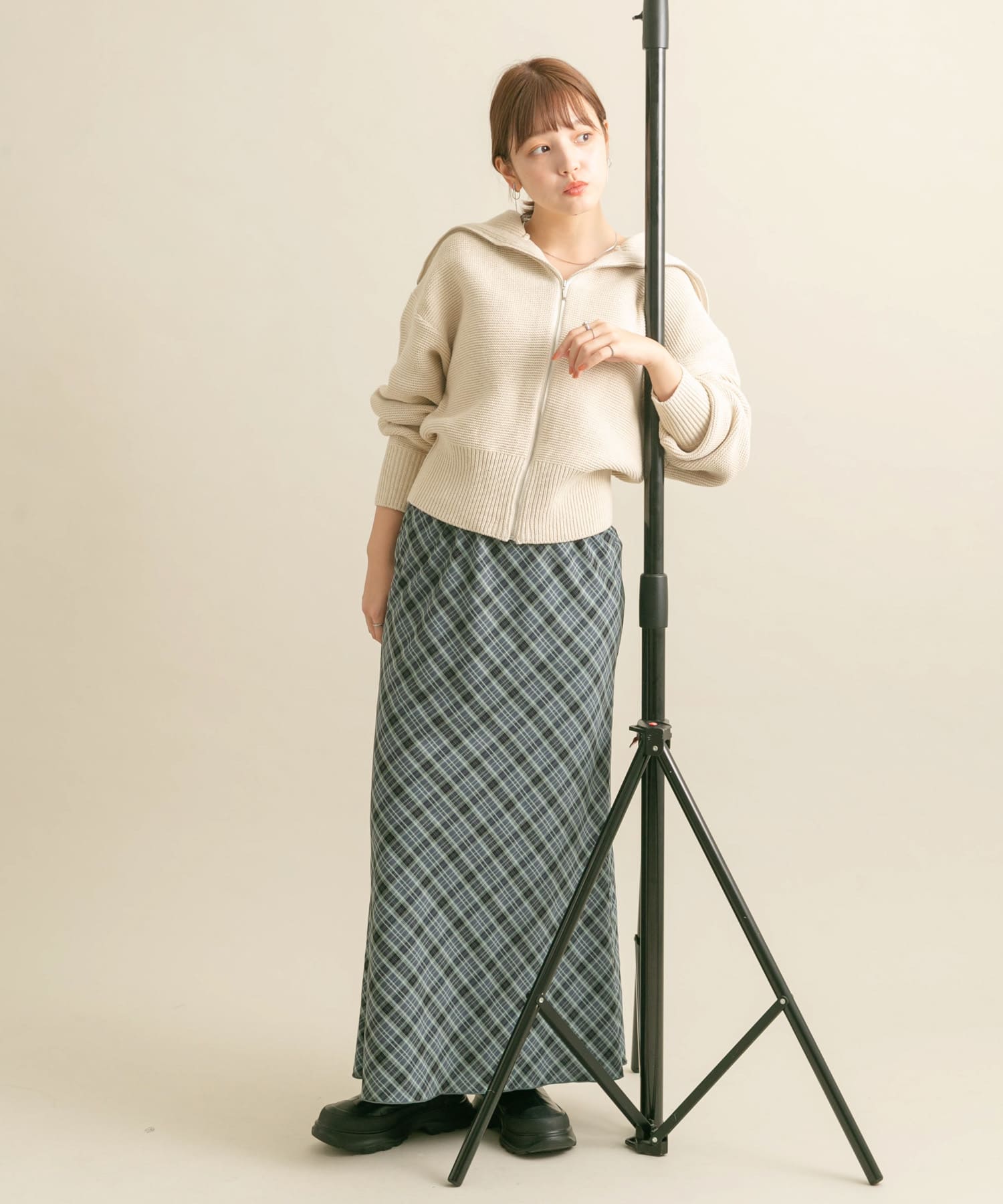 身長：160cm サイズ：one