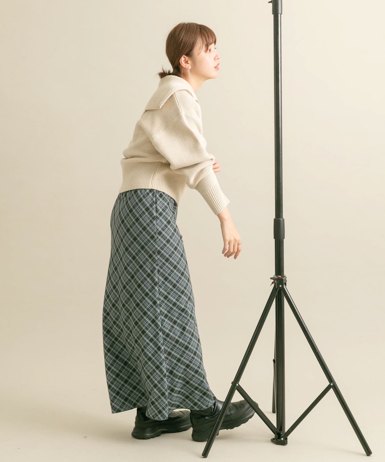 身長：160cm サイズ：one