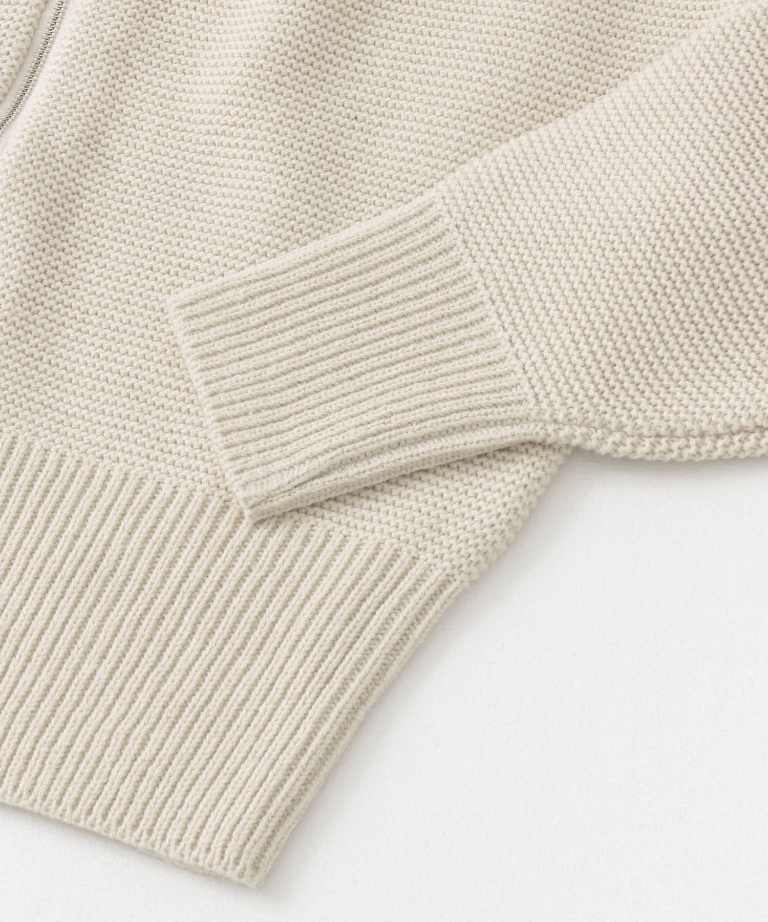 セーラーカラーZIPニット L.BEIGE one