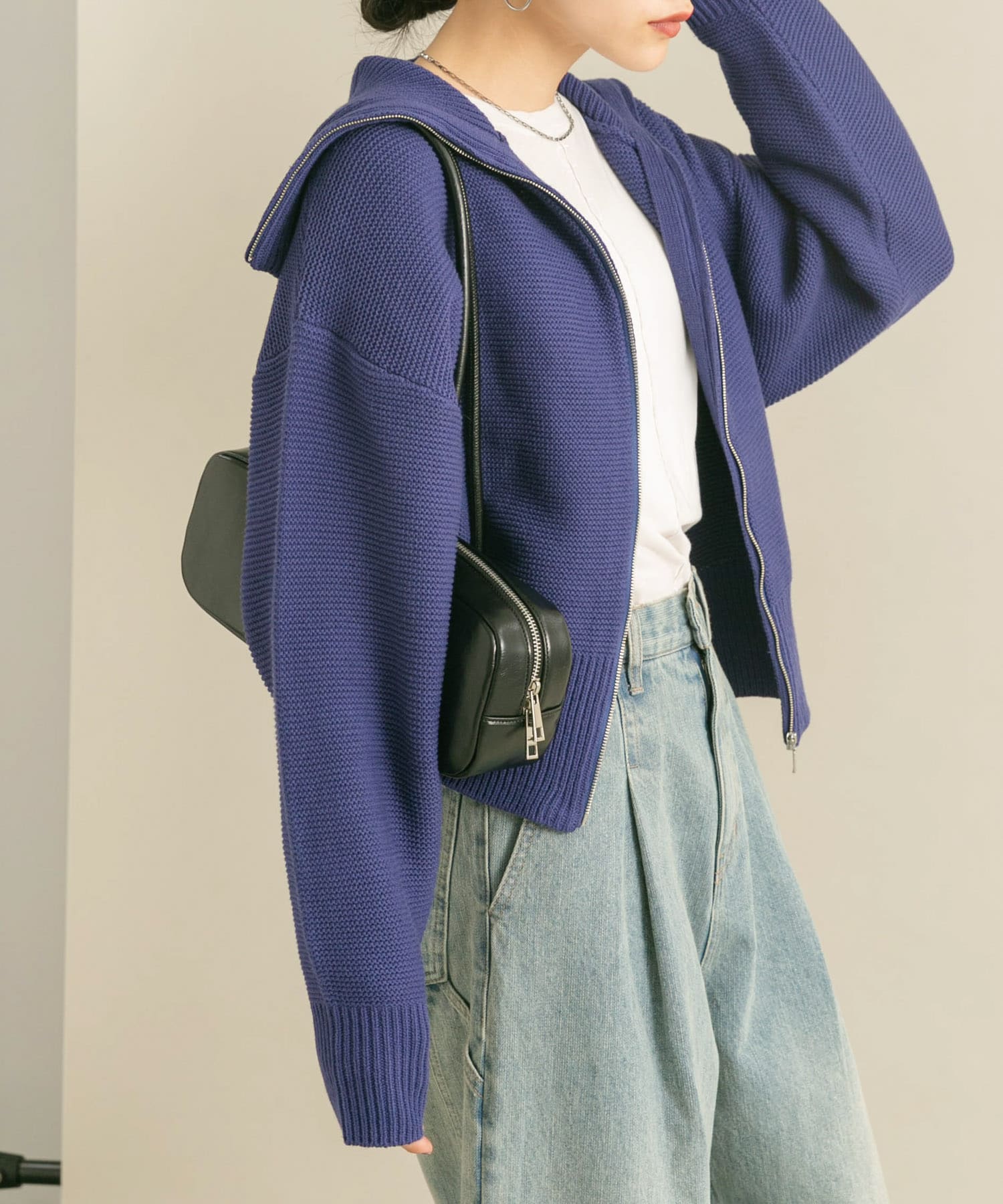 身長：160cm サイズ：one
