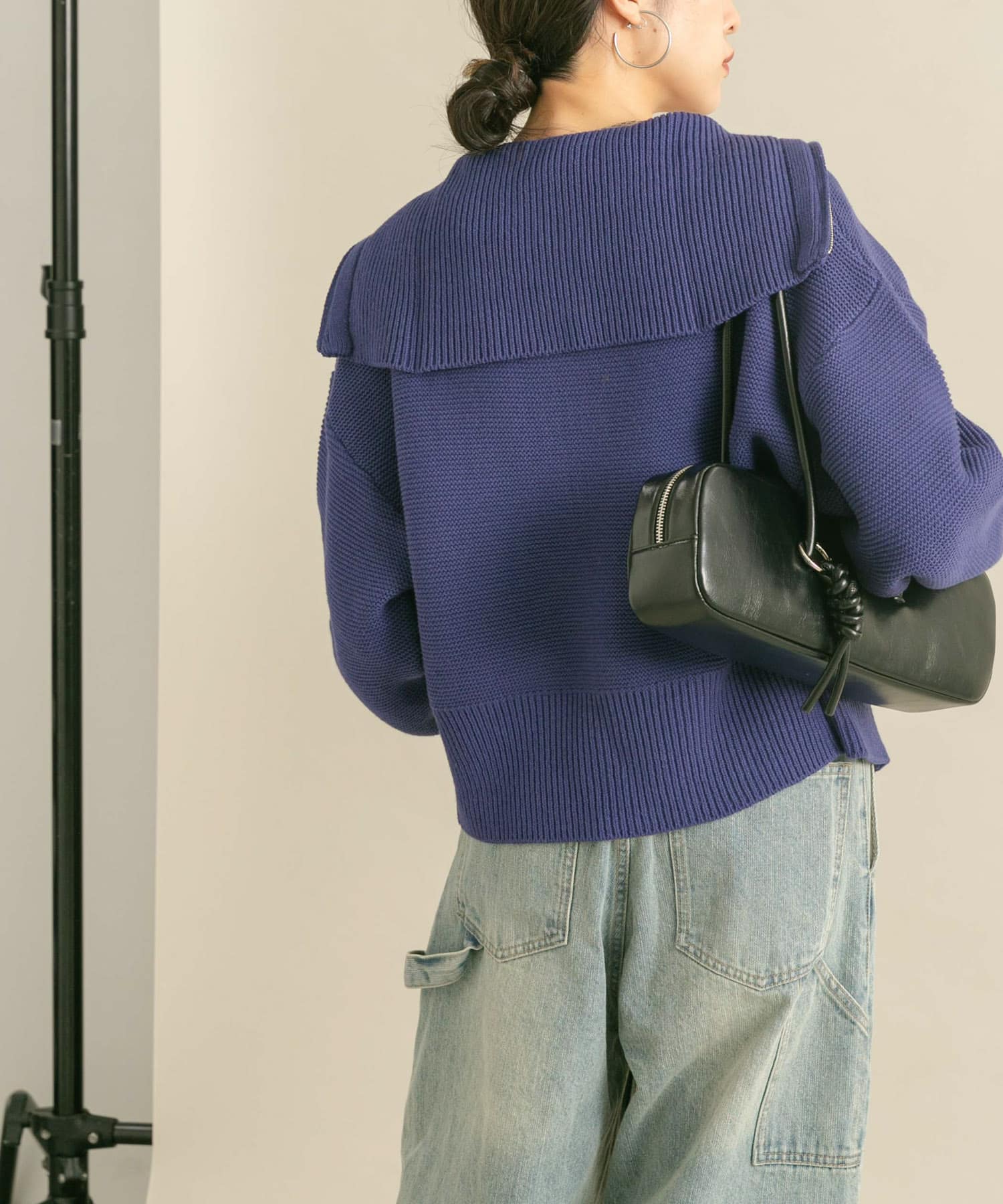 セーラーカラーZIPニット(one BLACK): トップス｜URBAN RESEARCH公式