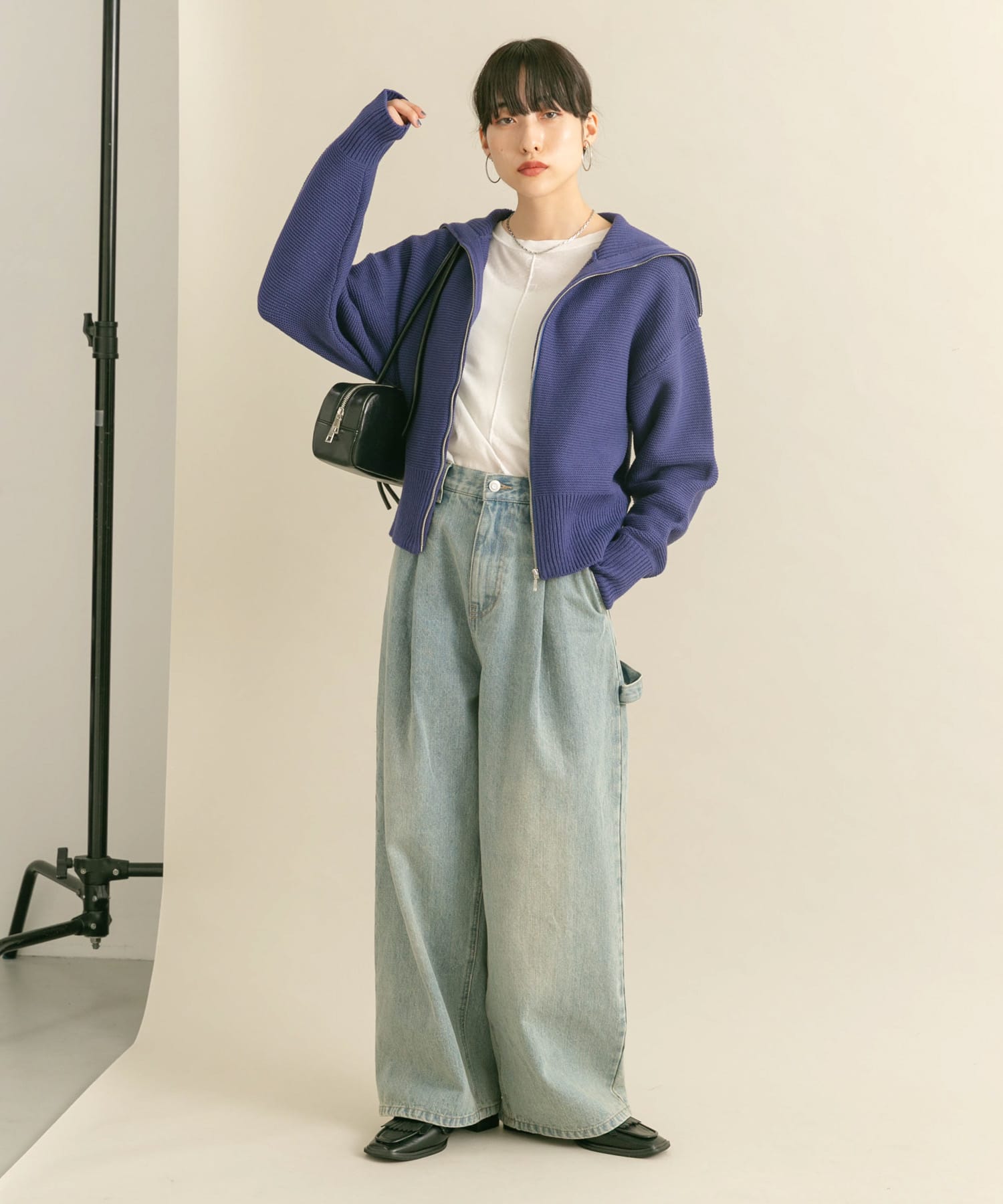身長：160cm サイズ：one