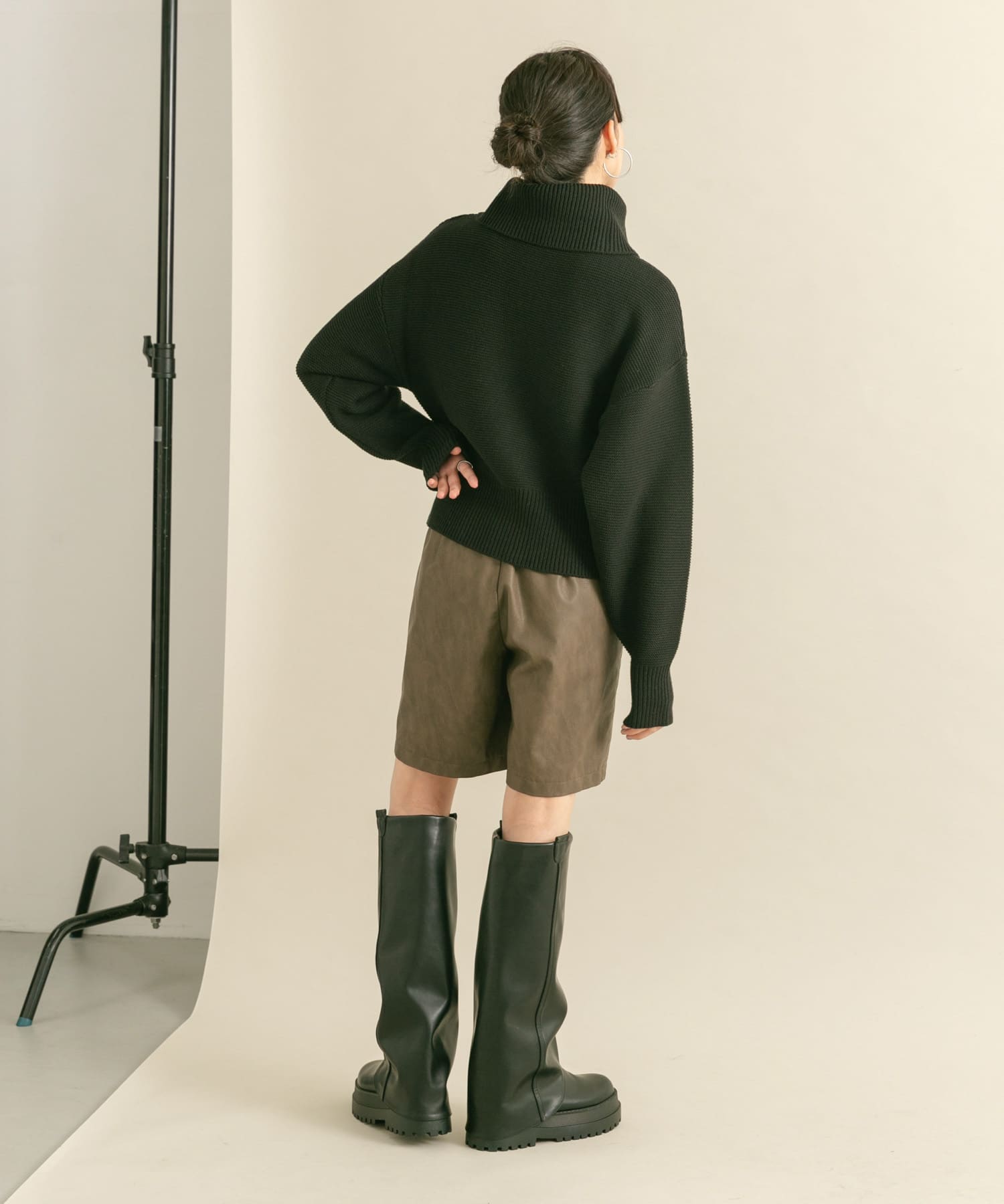 セーラーカラーZIPニット(one BLACK): トップス｜URBAN RESEARCH公式