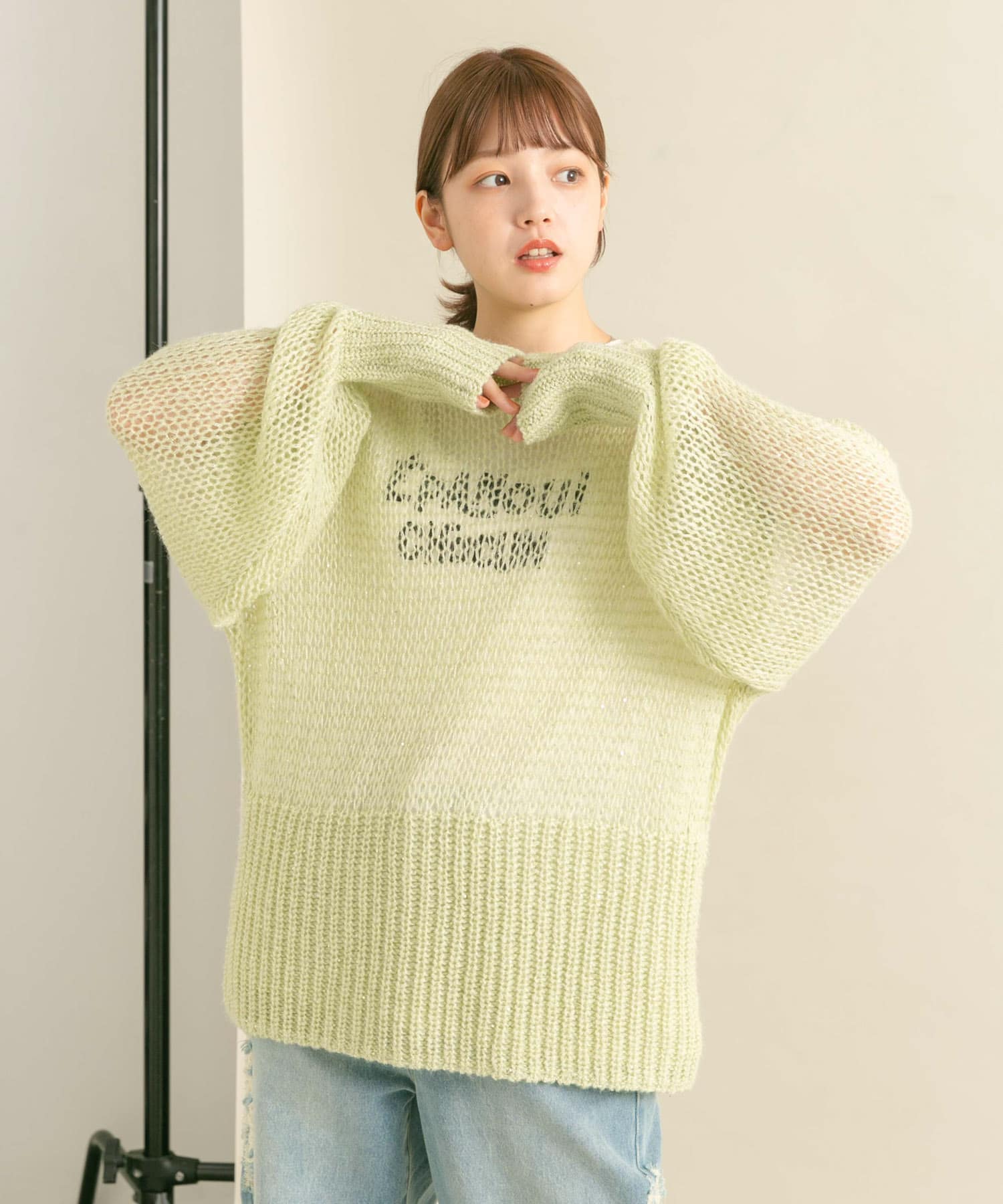 身長：160cm サイズ：one