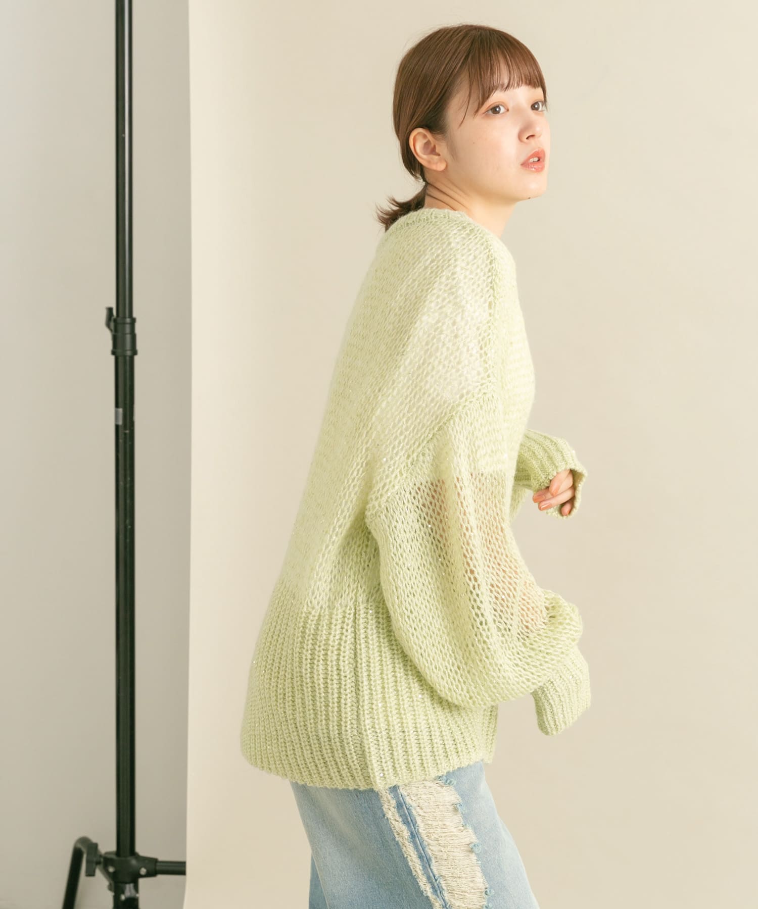 身長：160cm サイズ：one