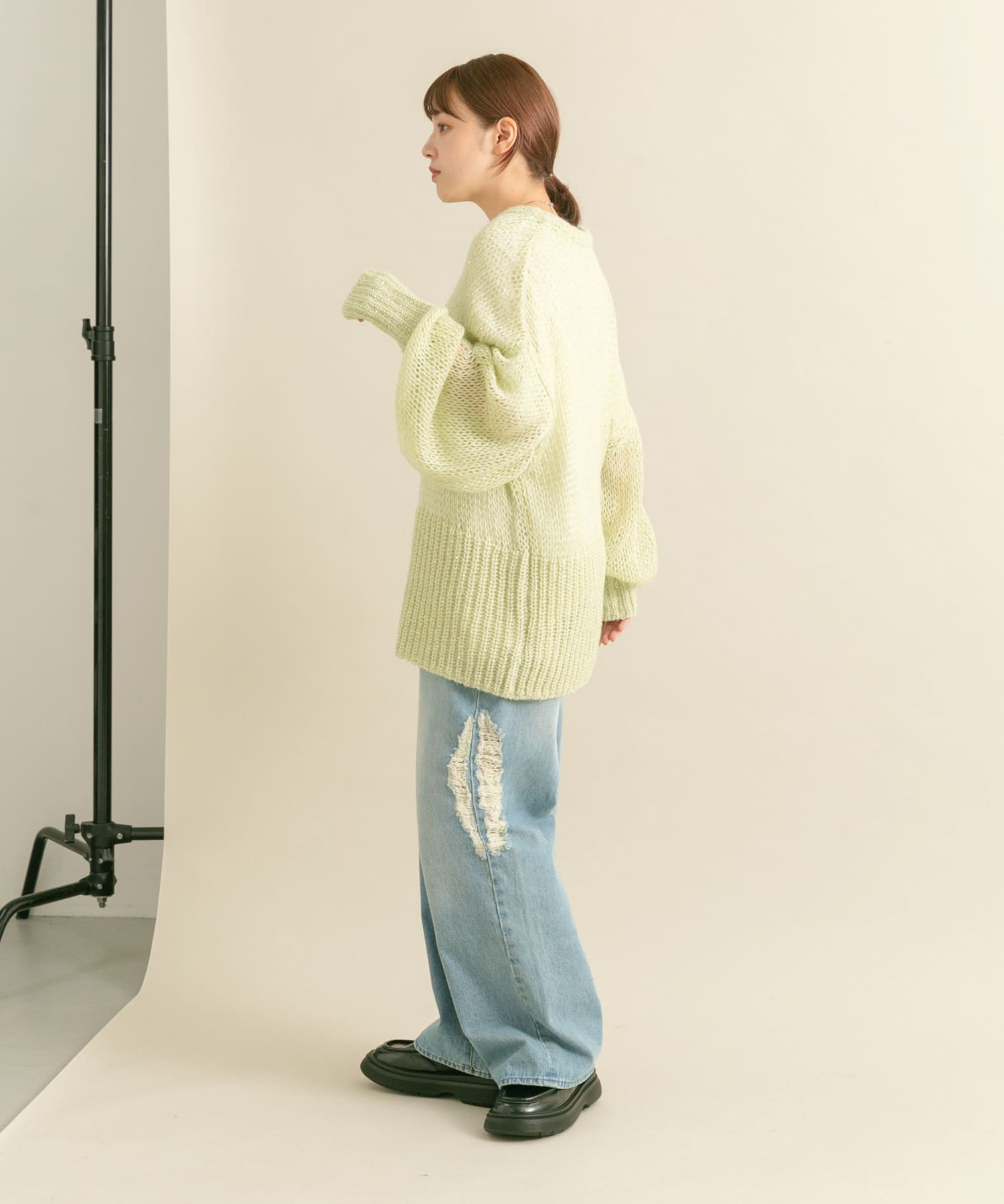 身長：160cm サイズ：one