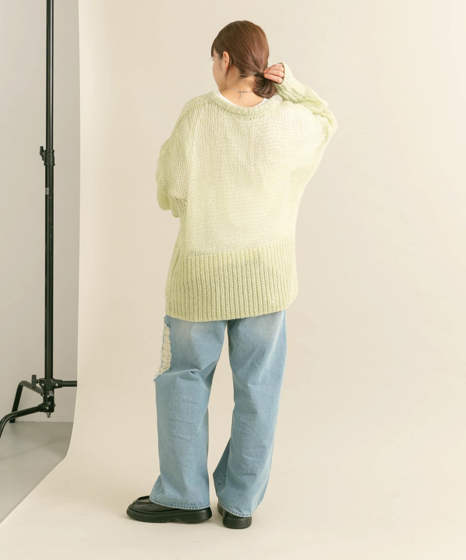 身長：160cm サイズ：one