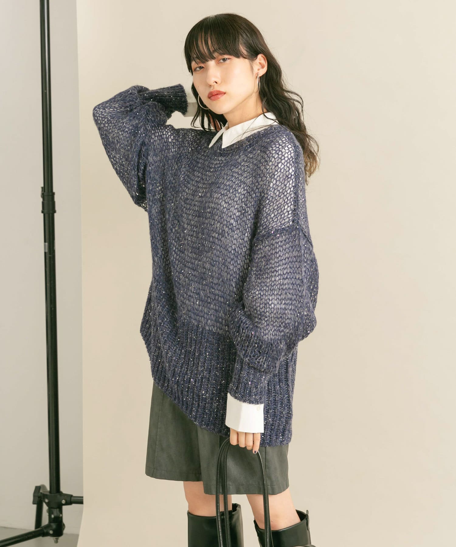 身長：160cm サイズ：one