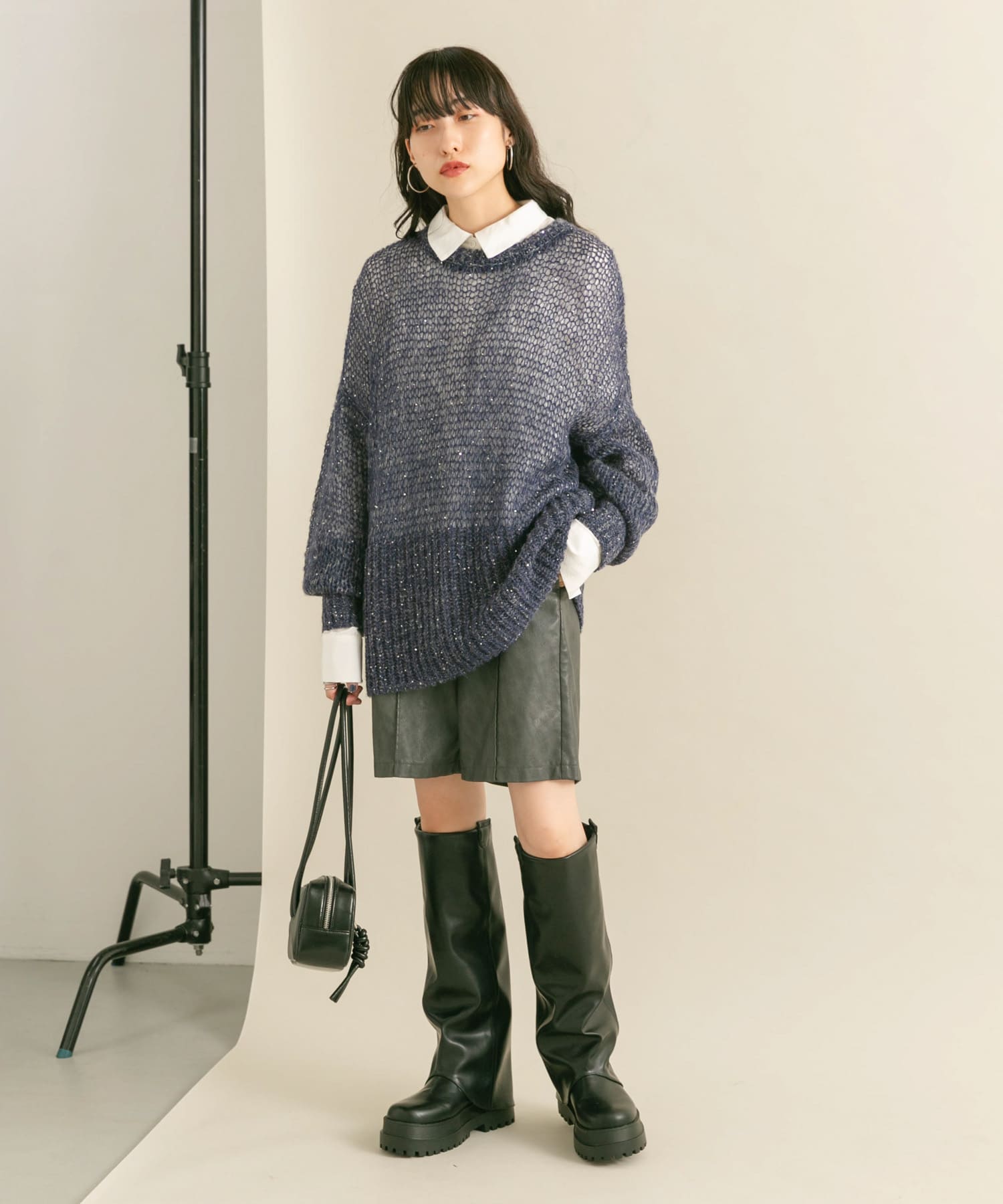 身長：160cm サイズ：one