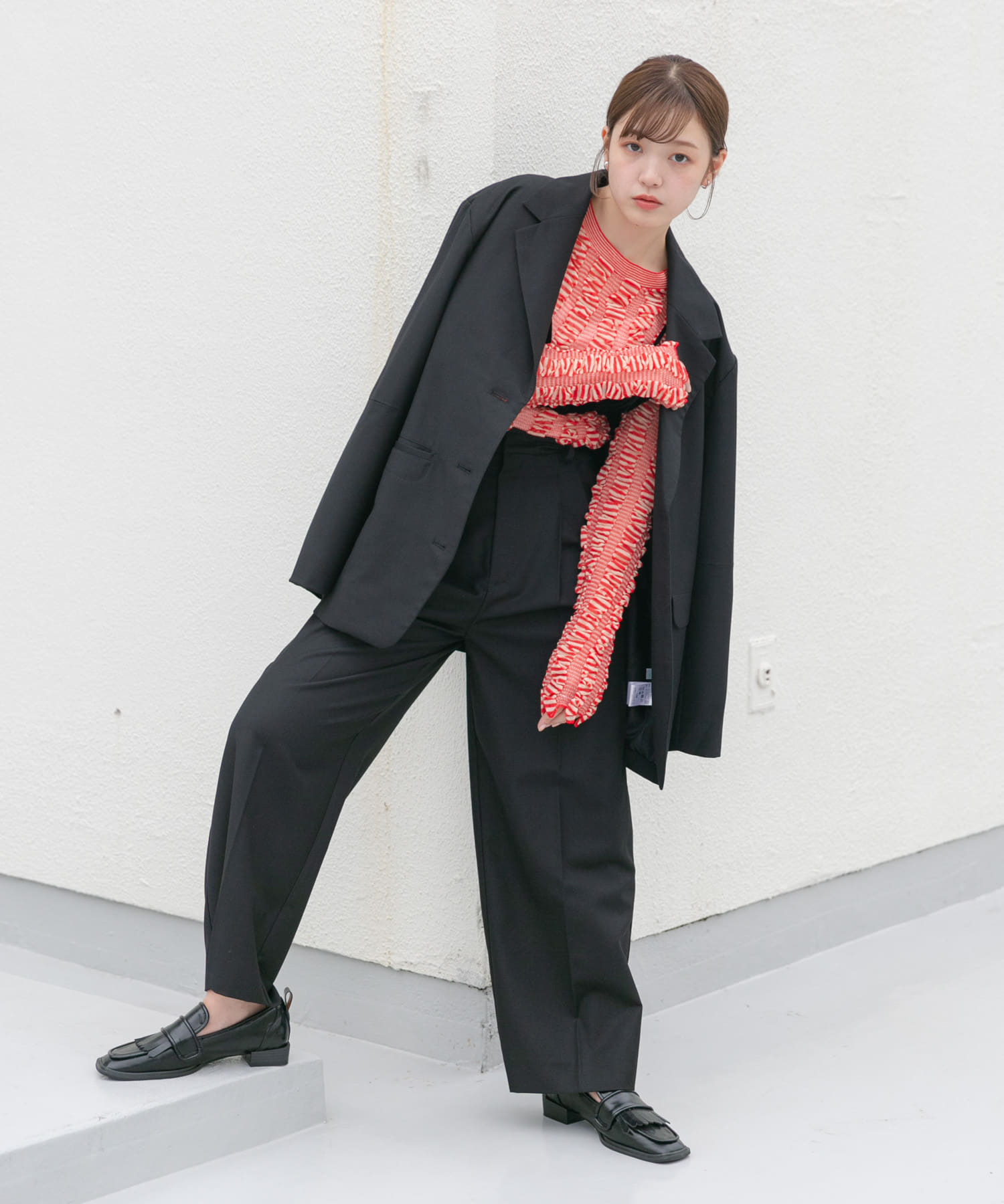 身長：160cm サイズ：one