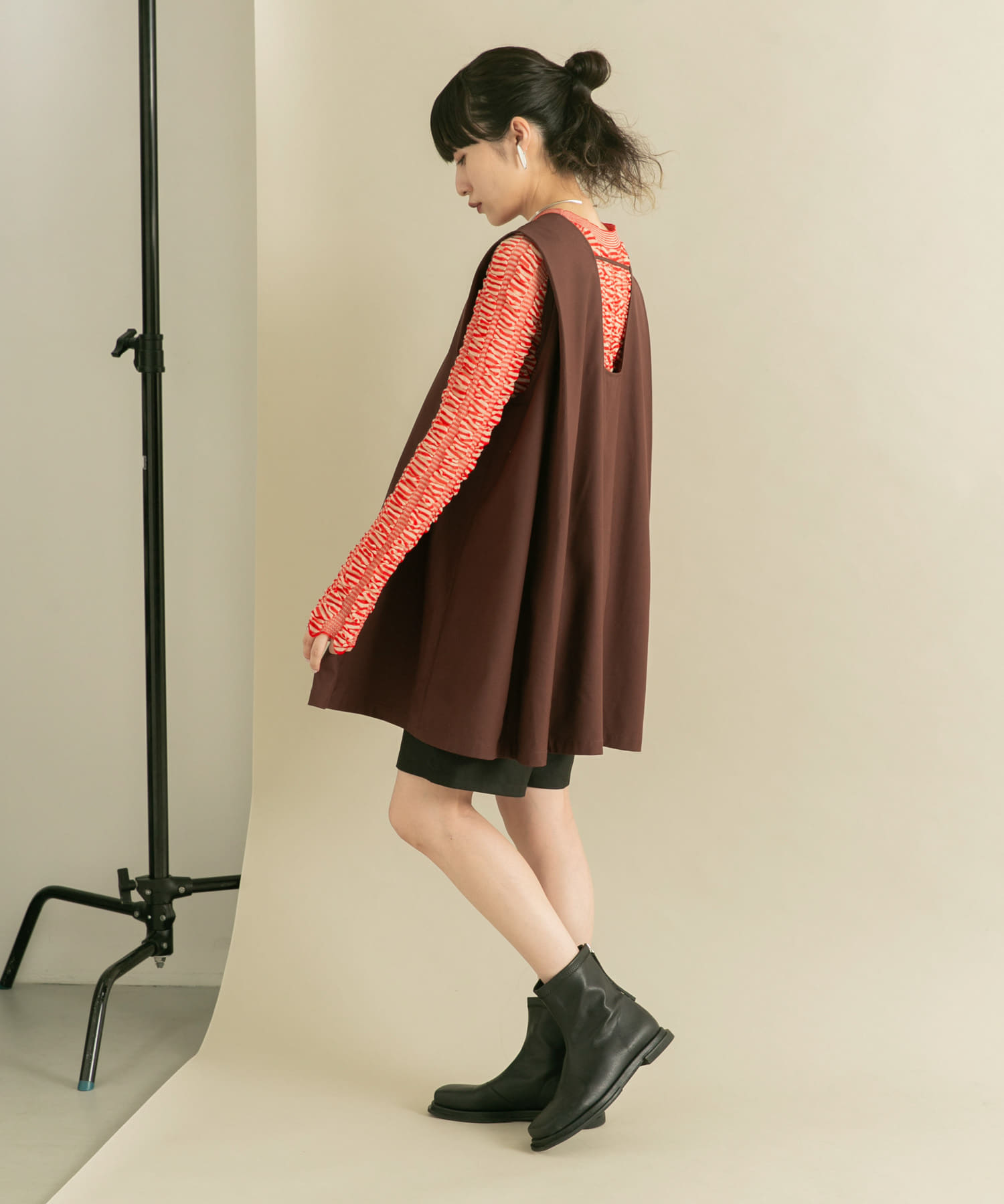 身長：160cm サイズ：one