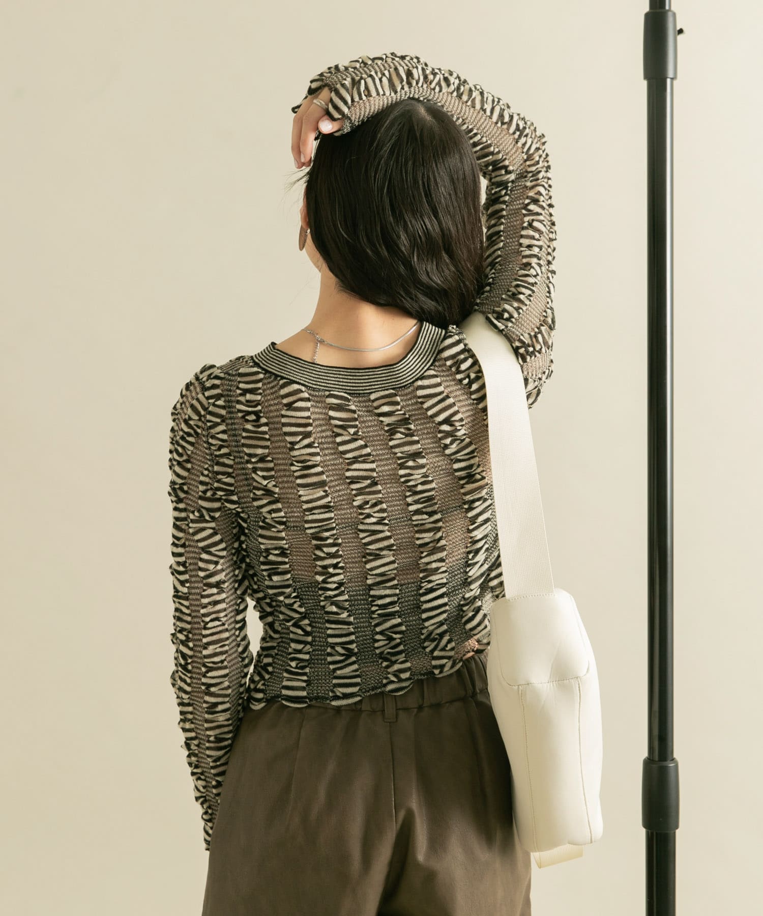 身長：160cm サイズ：one
