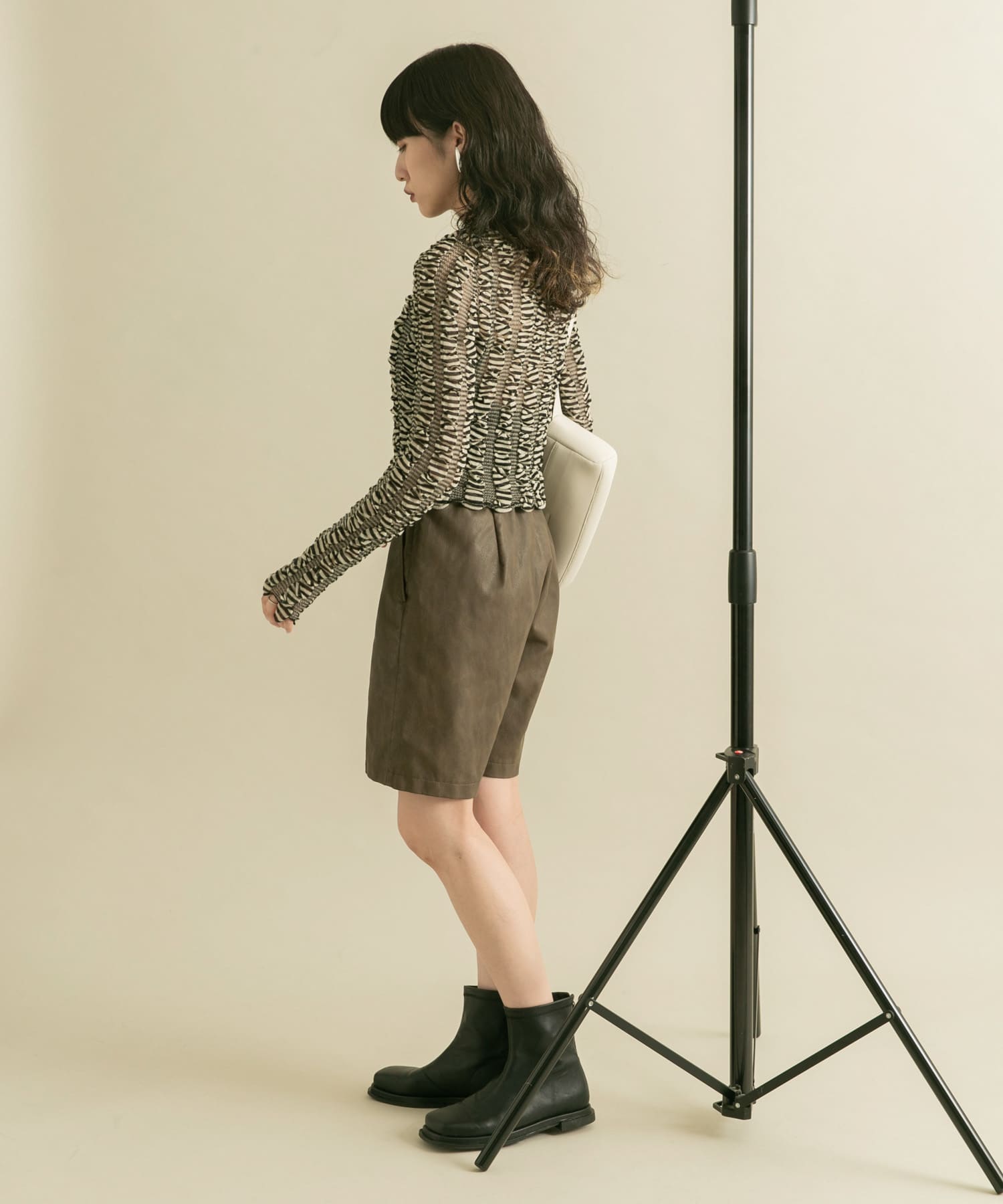 身長：160cm サイズ：one