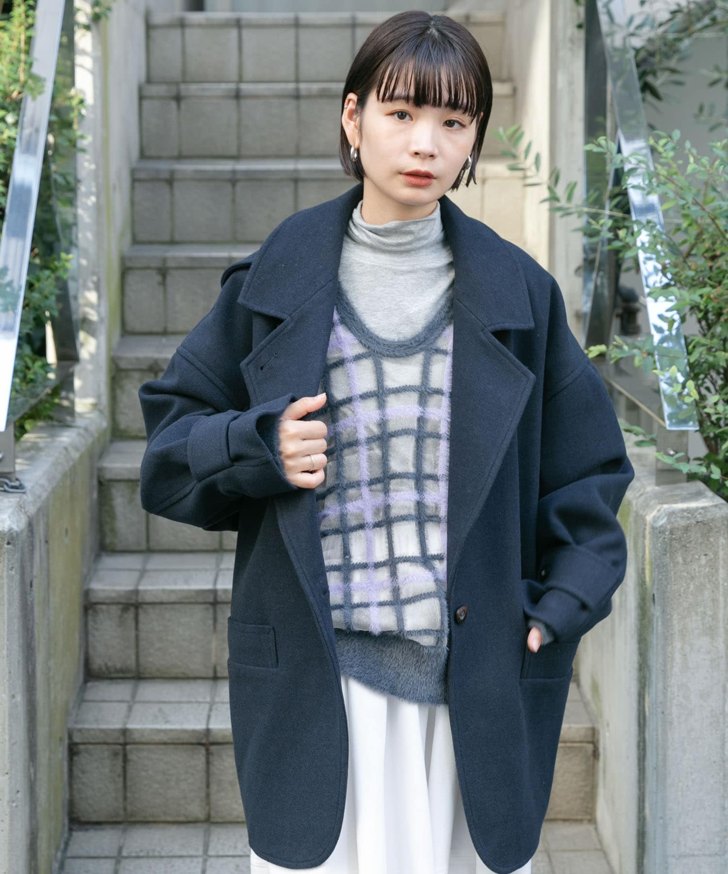 身長：160cm サイズ：one
