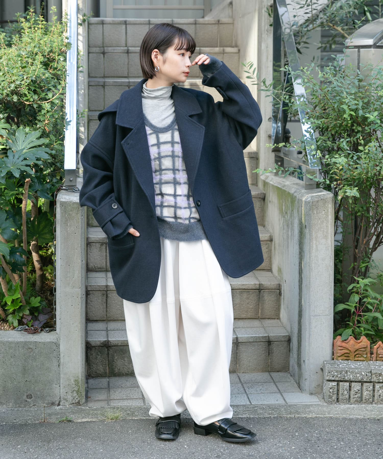 身長：160cm サイズ：one