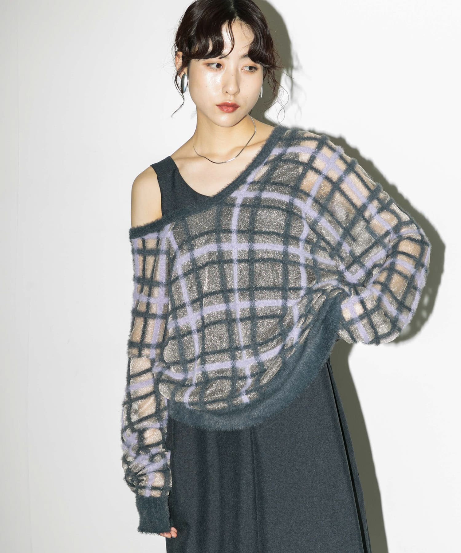 身長：160cm サイズ：one