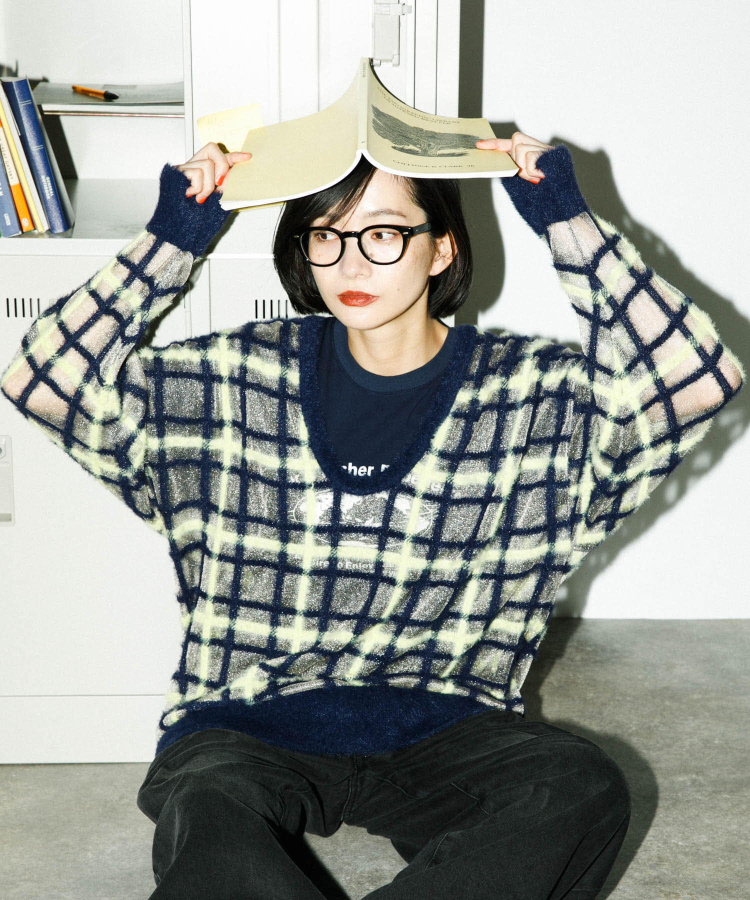 身長：159cm サイズ：one