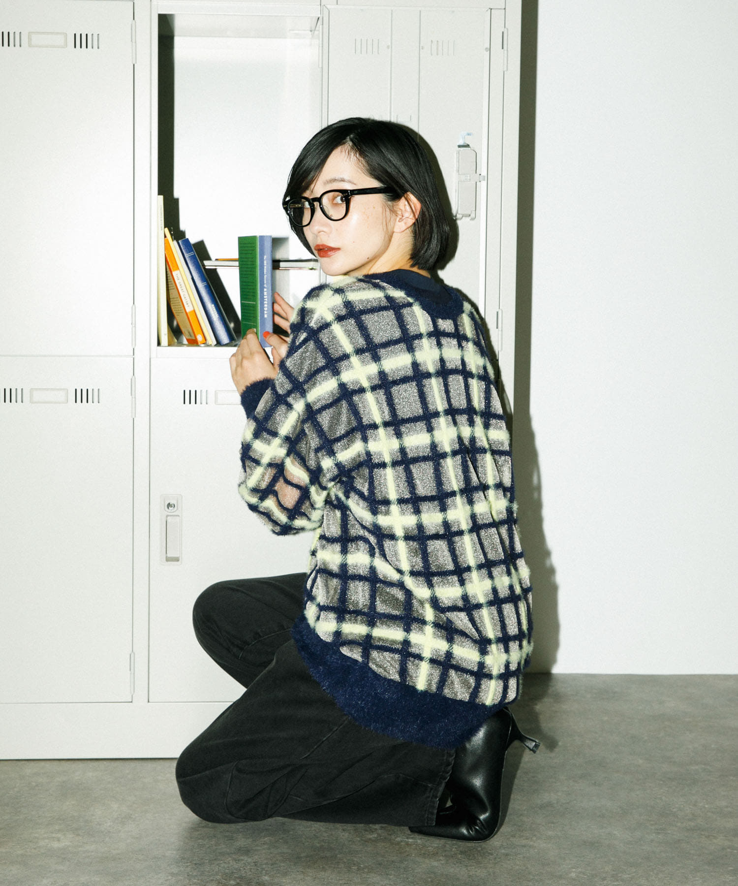 身長：159cm サイズ：one