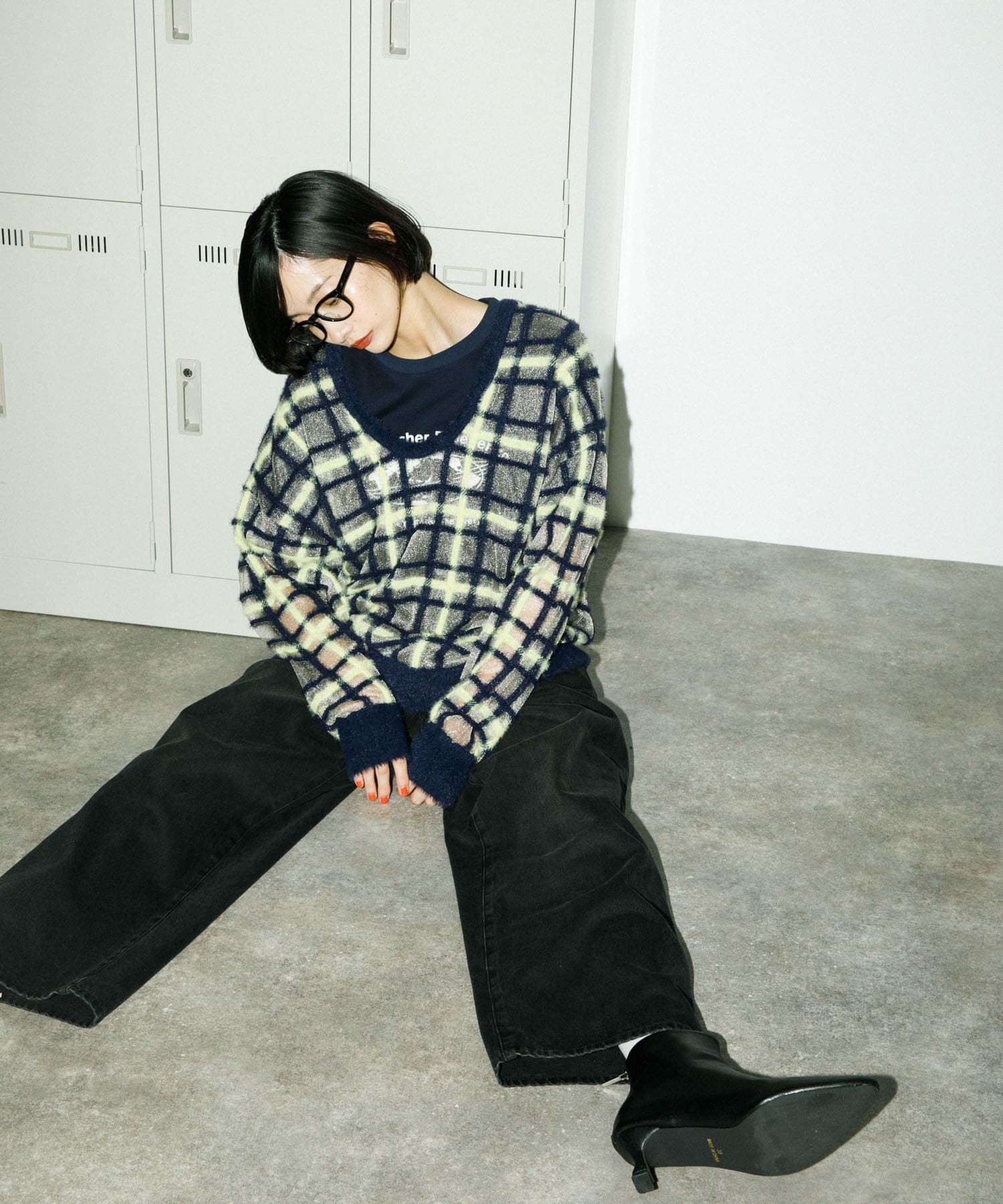 身長：159cm サイズ：one