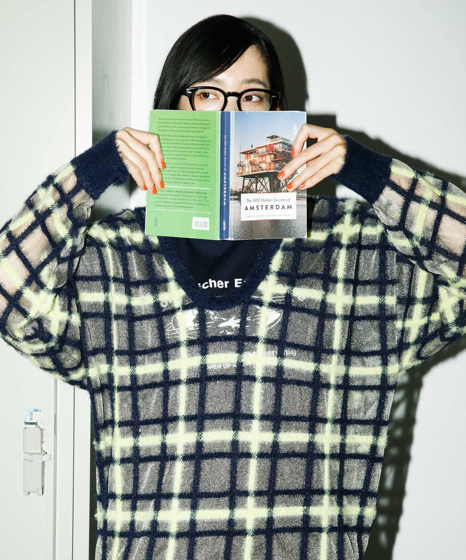 身長：159cm サイズ：one