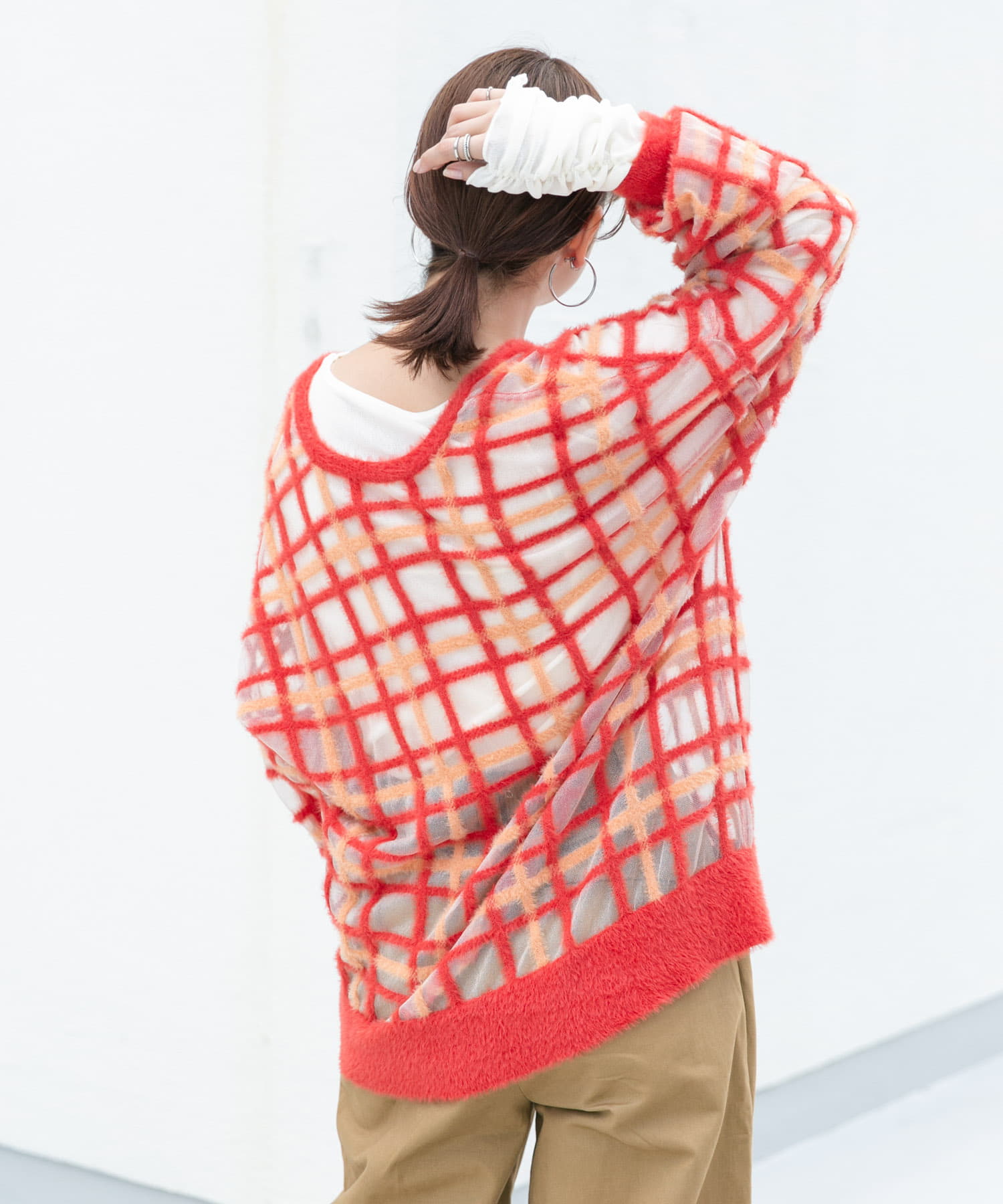 身長：160cm サイズ：one