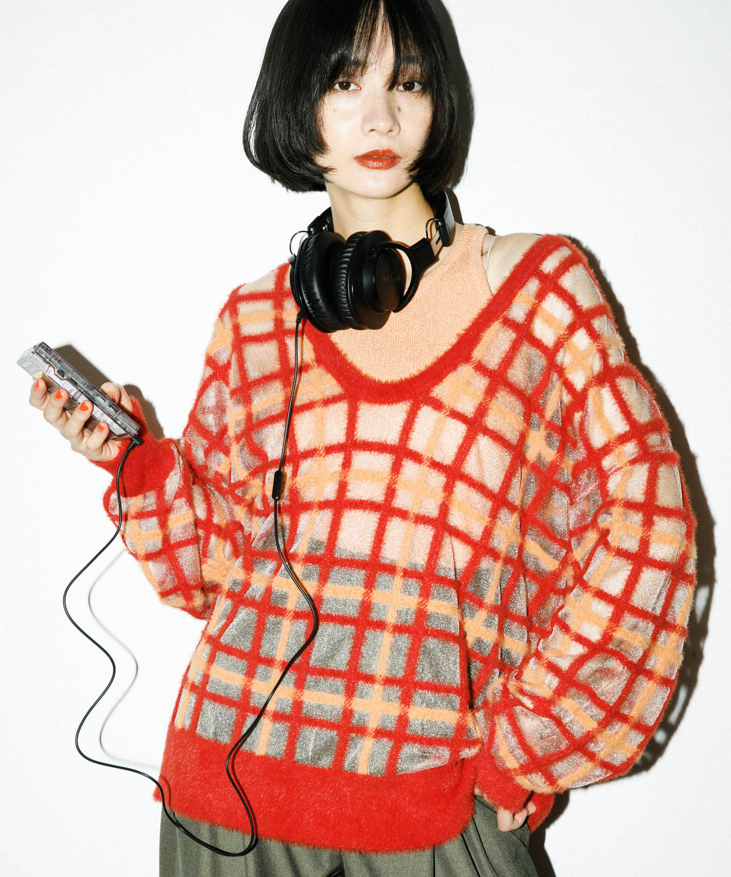身長：159cm サイズ：one