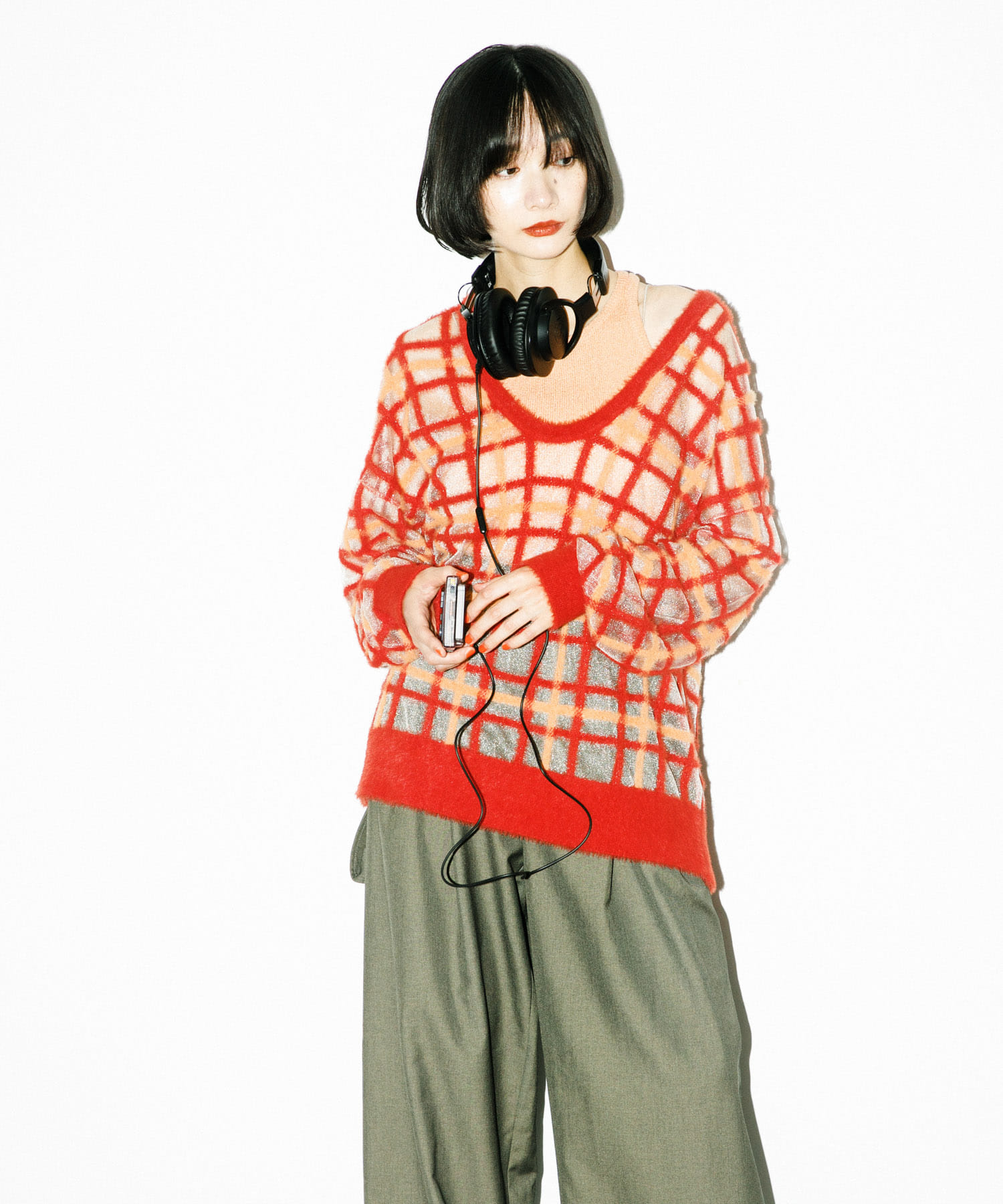 身長：159cm サイズ：one