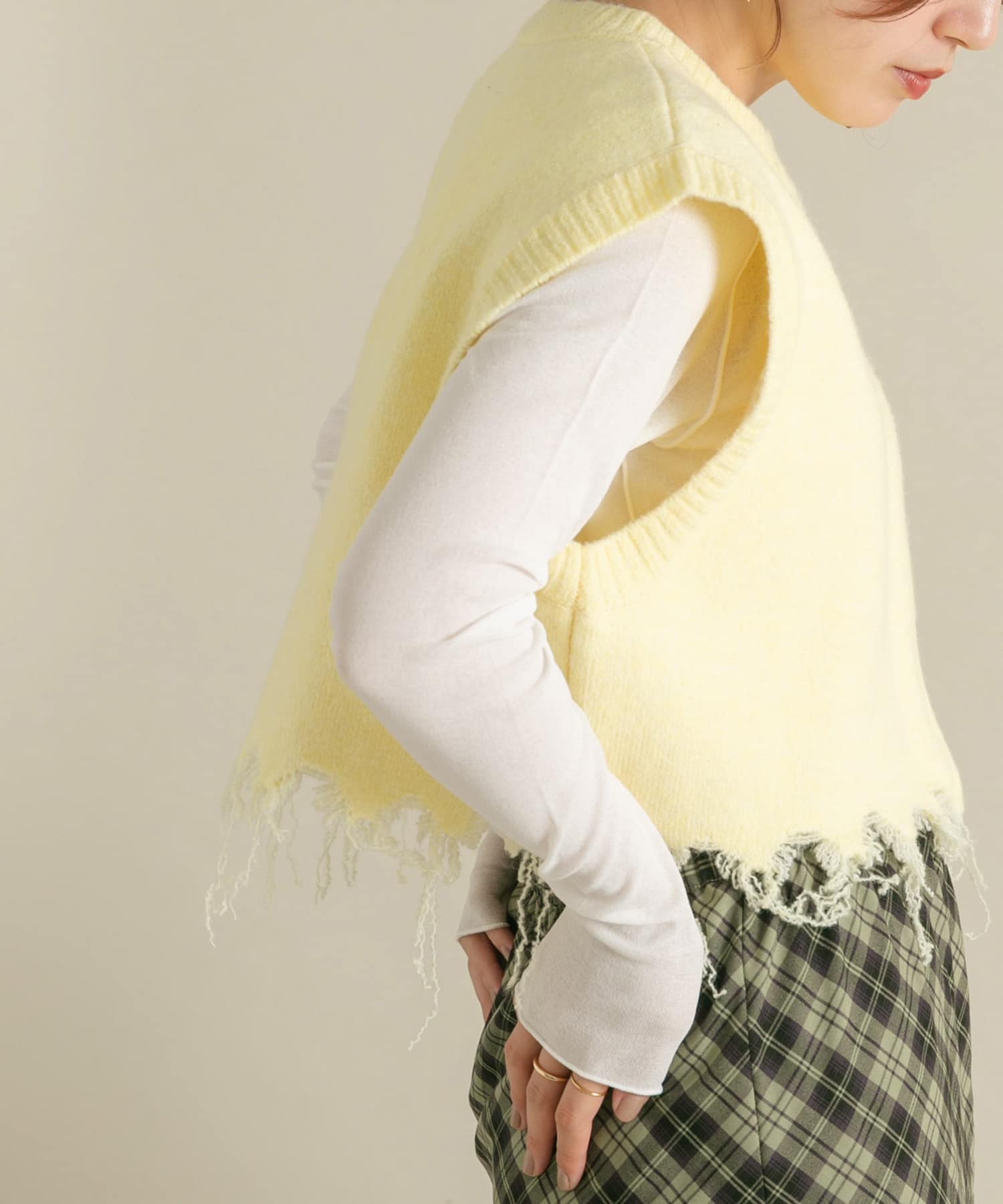身長：160cm サイズ：one