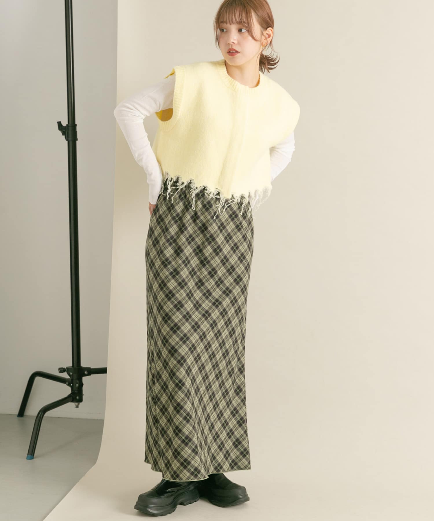身長：160cm サイズ：one