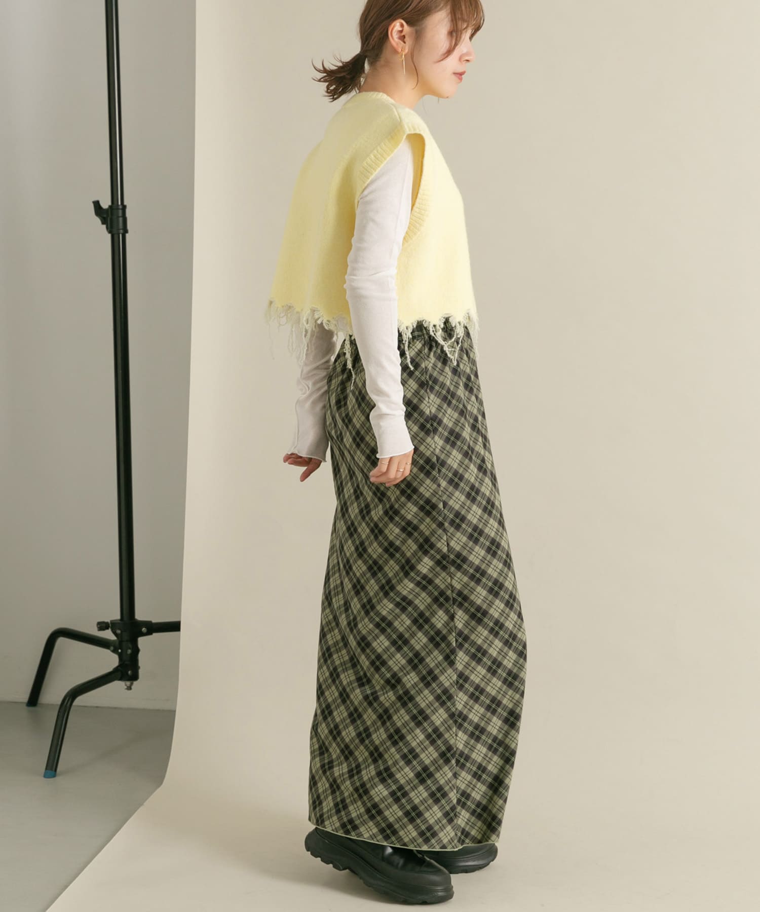 身長：160cm サイズ：one