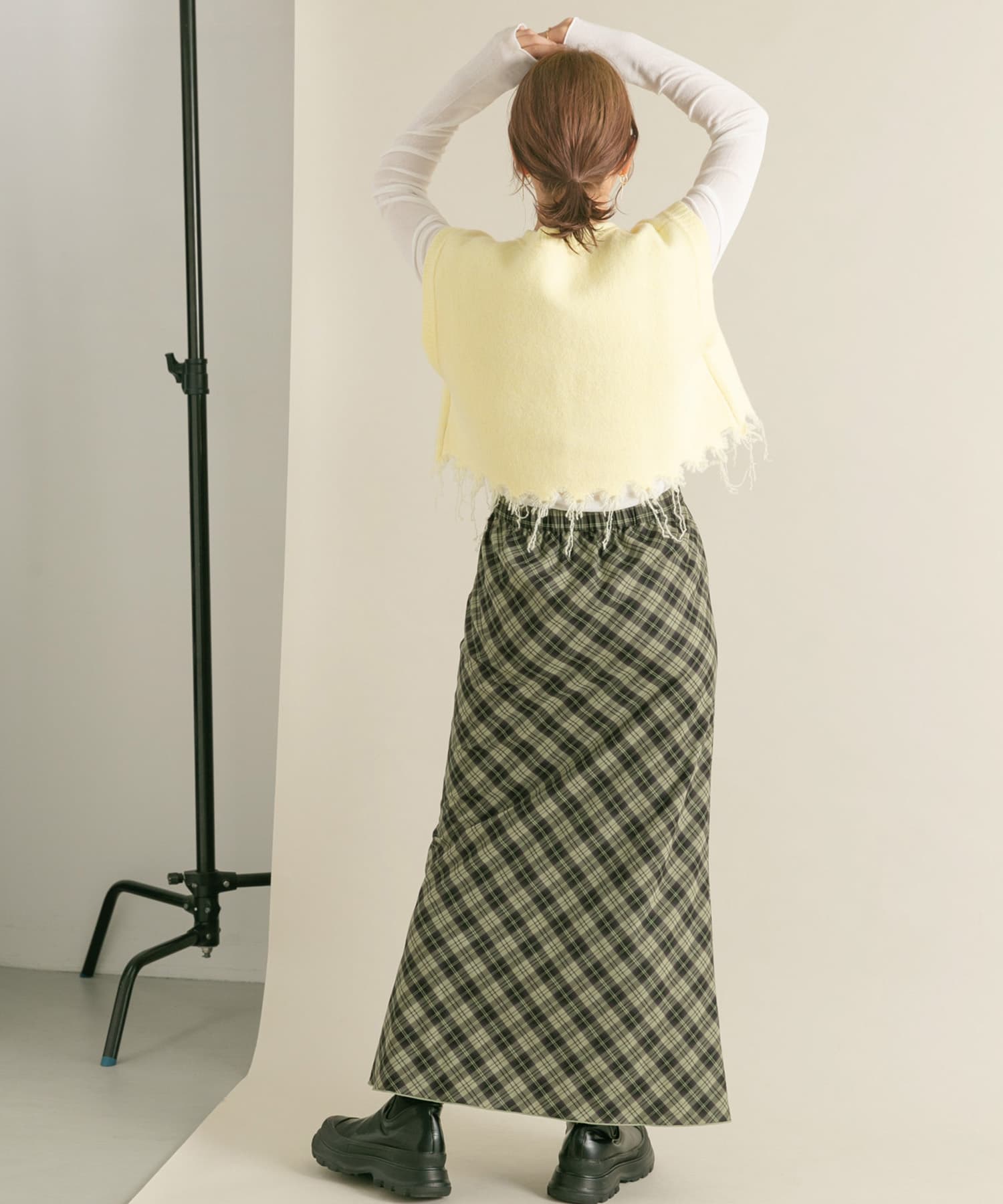 身長：160cm サイズ：one