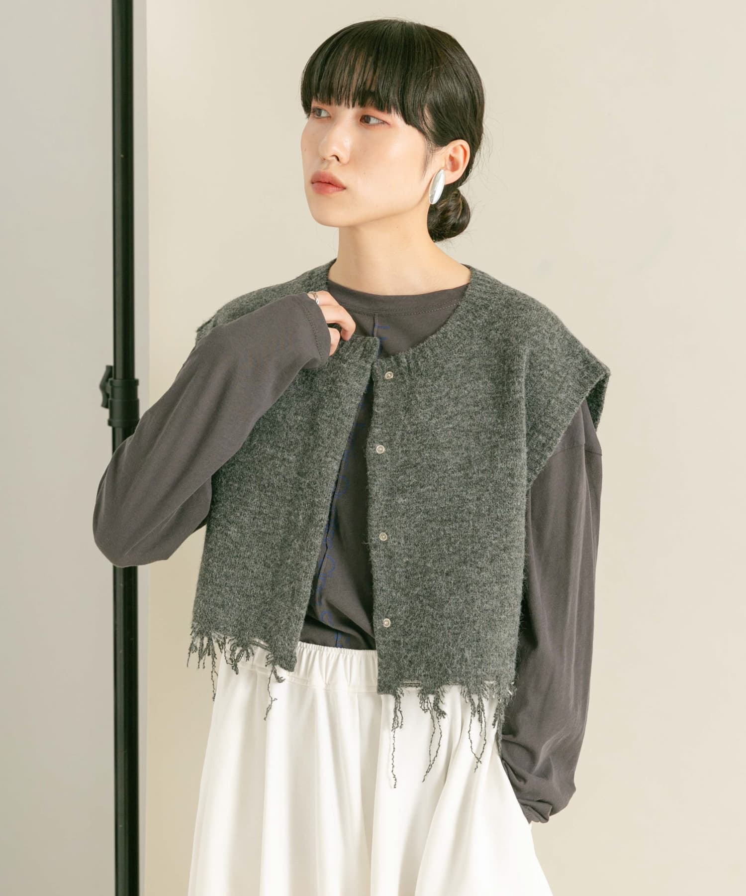 身長：160cm サイズ：one