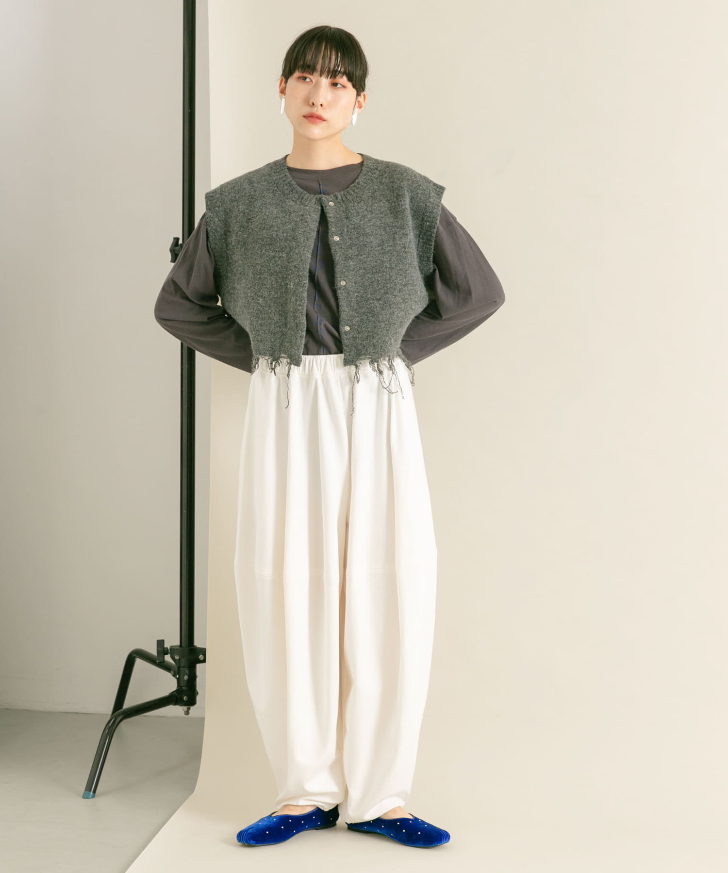 身長：160cm サイズ：one