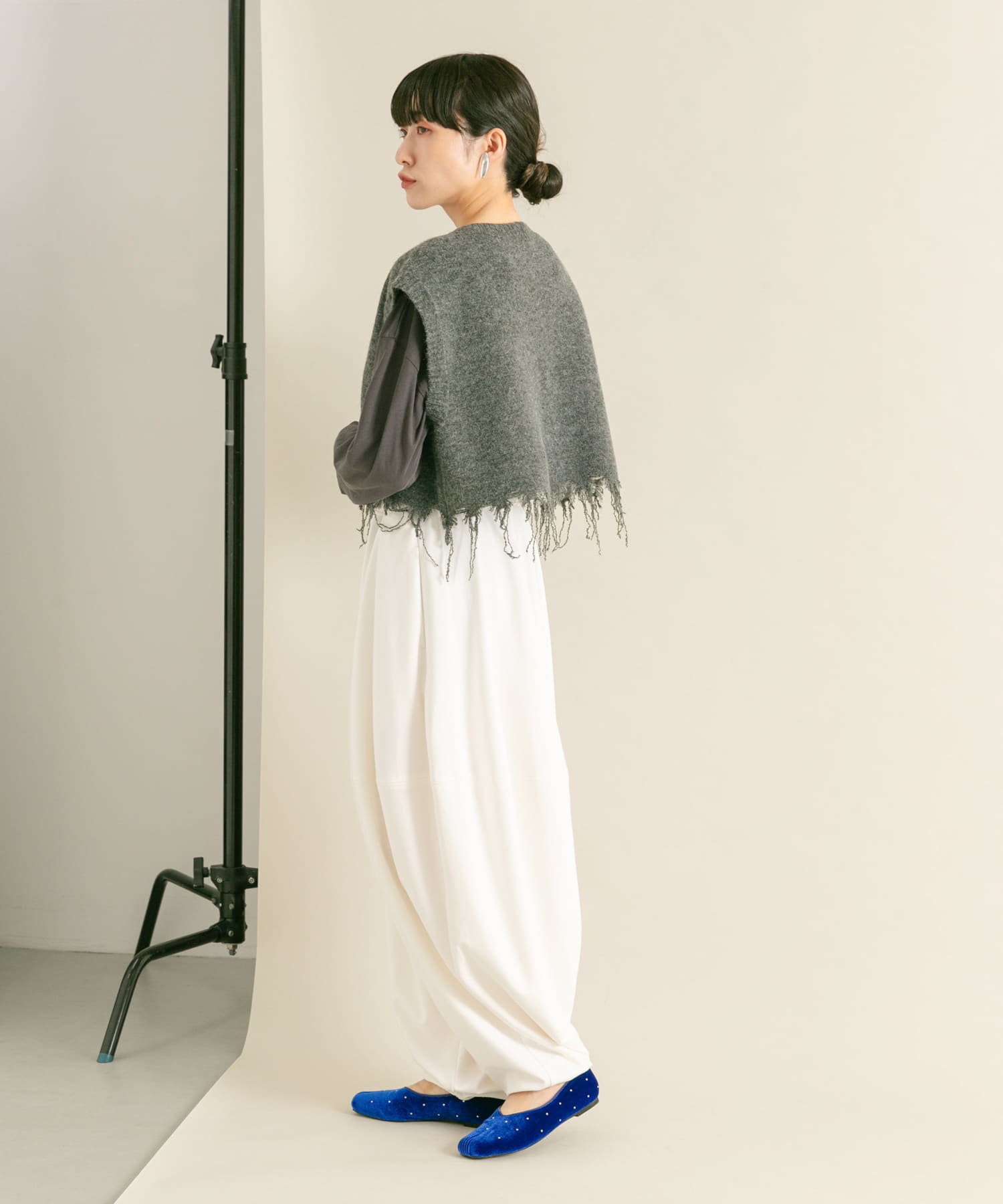 身長：160cm サイズ：one