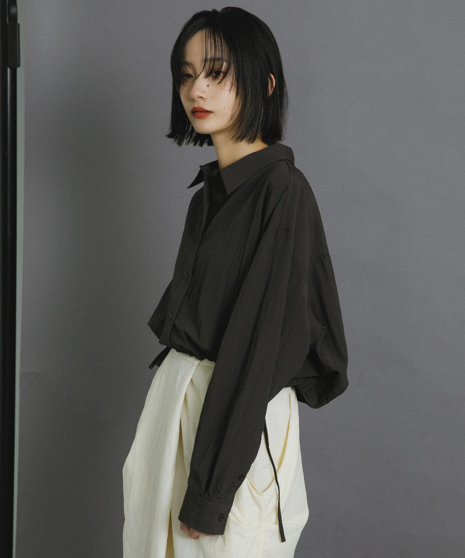 身長：159cm サイズ：one