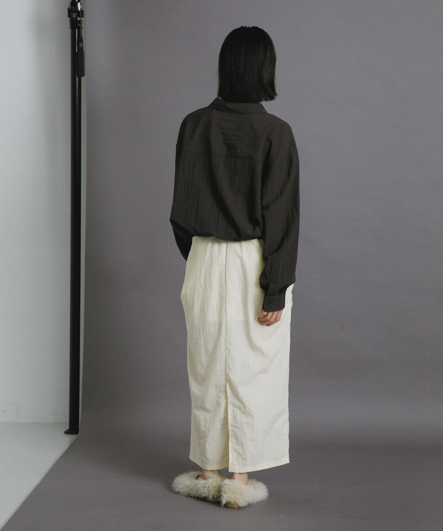 身長：159cm サイズ：one