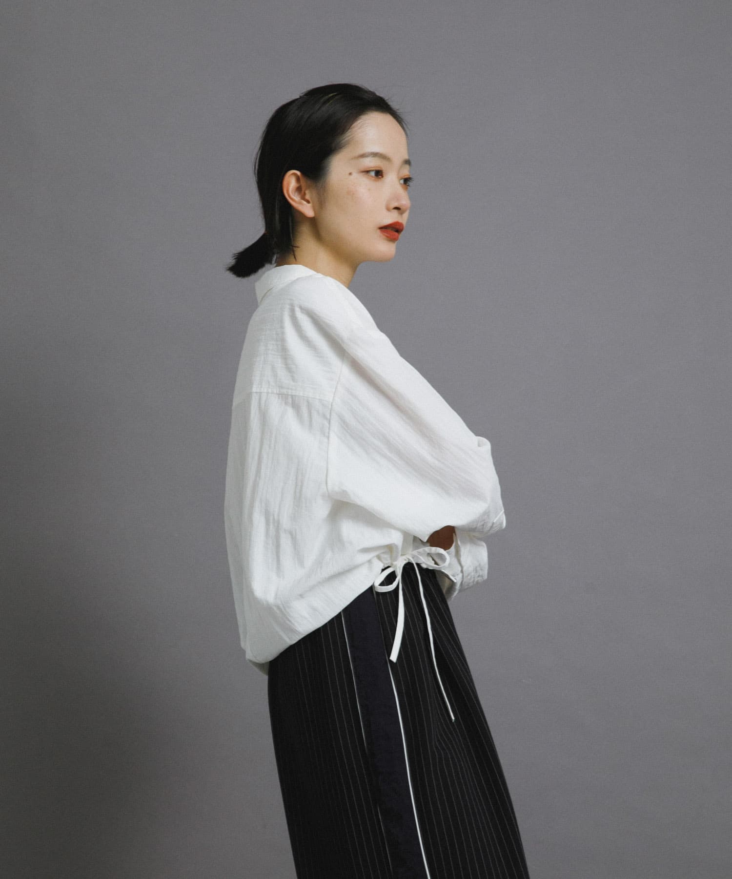 身長：159cm サイズ：one