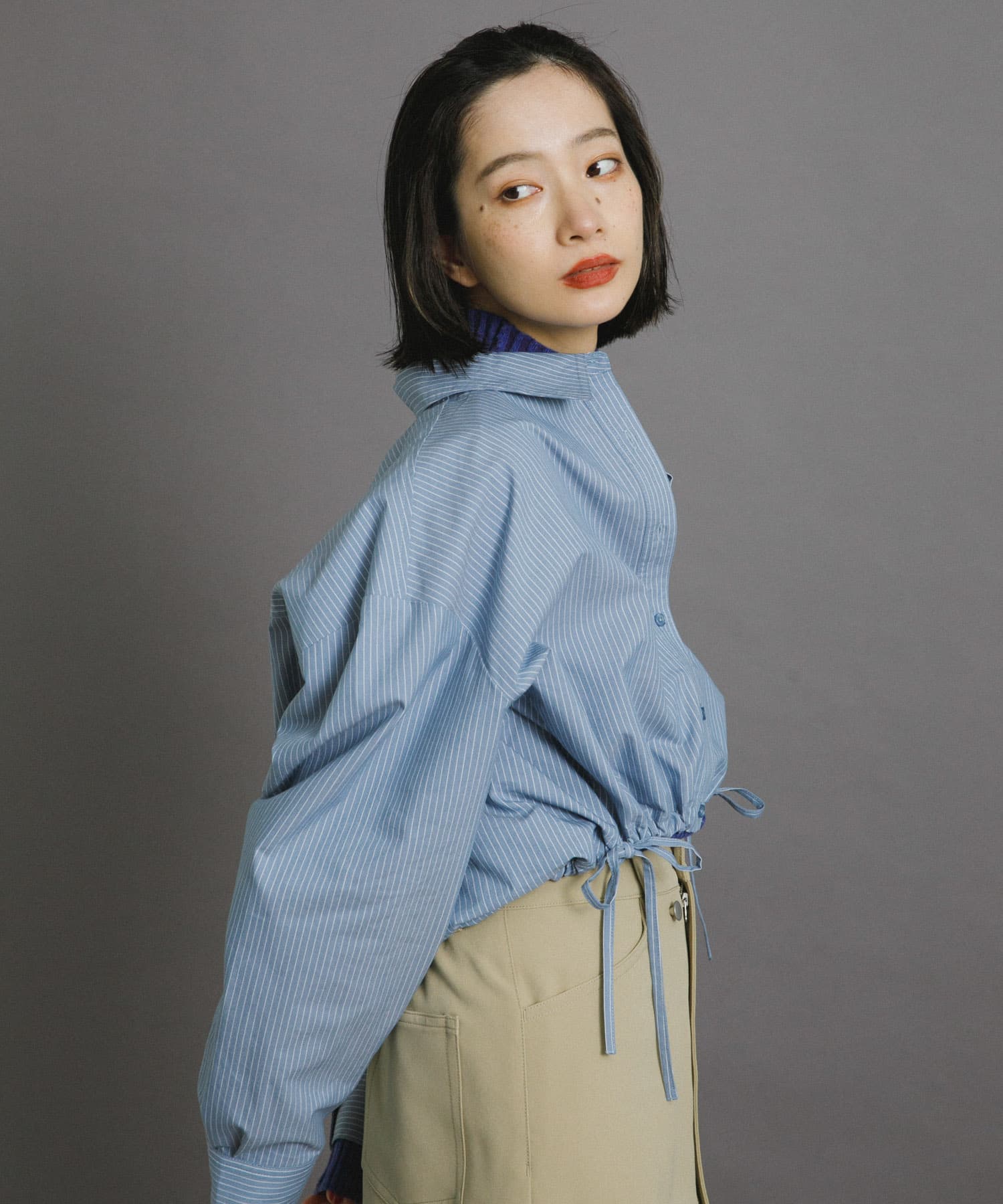 身長：159cm サイズ：one