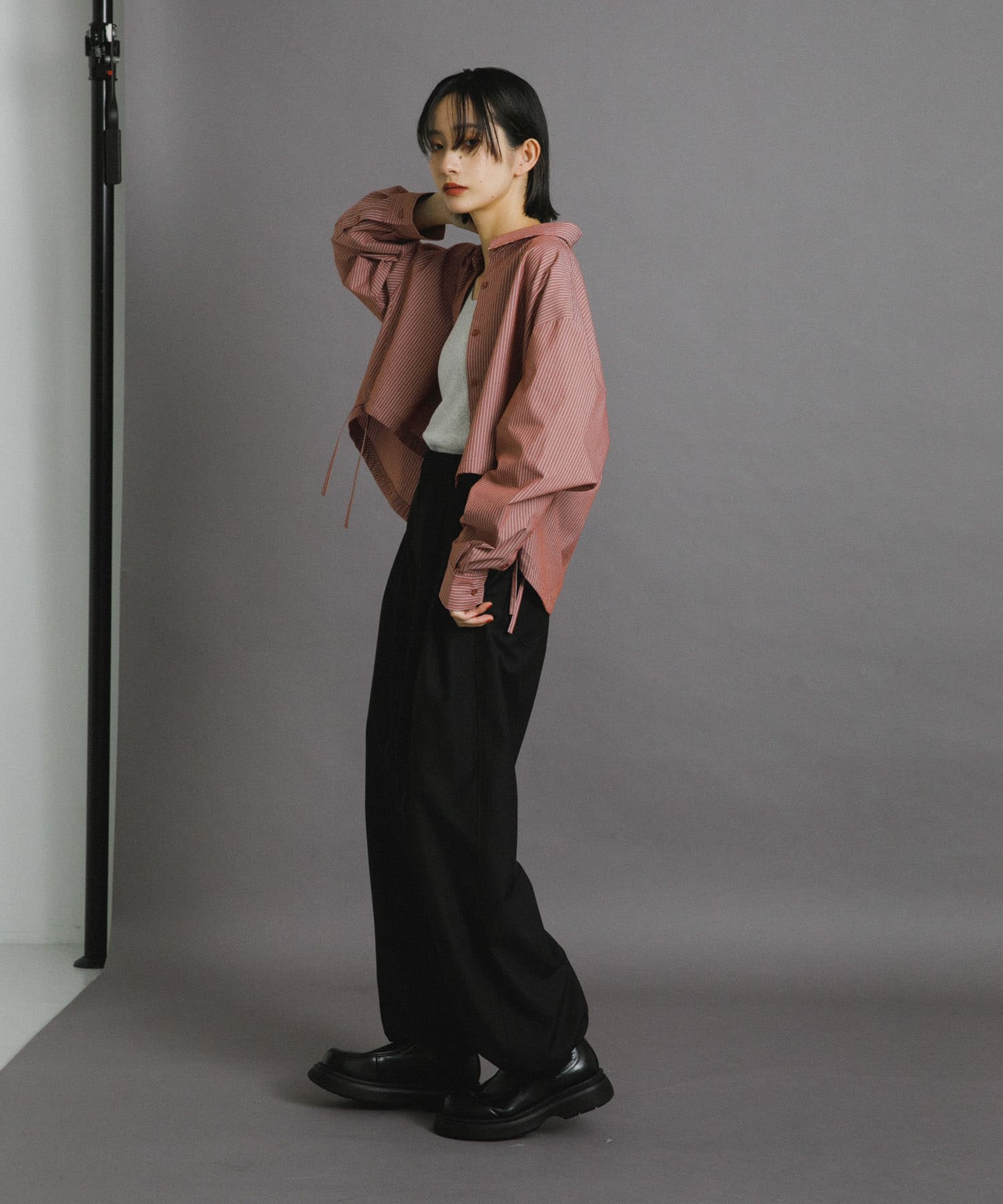 身長：159cm サイズ：one