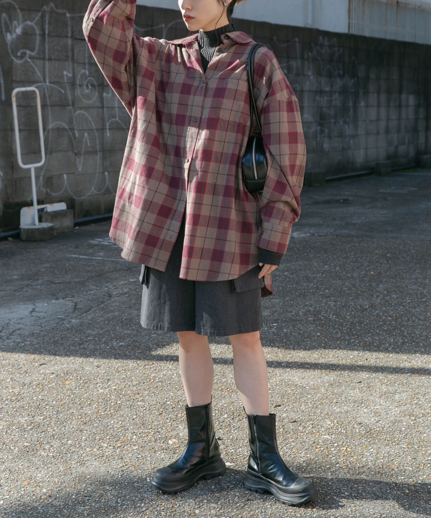 身長：160cm サイズ：one