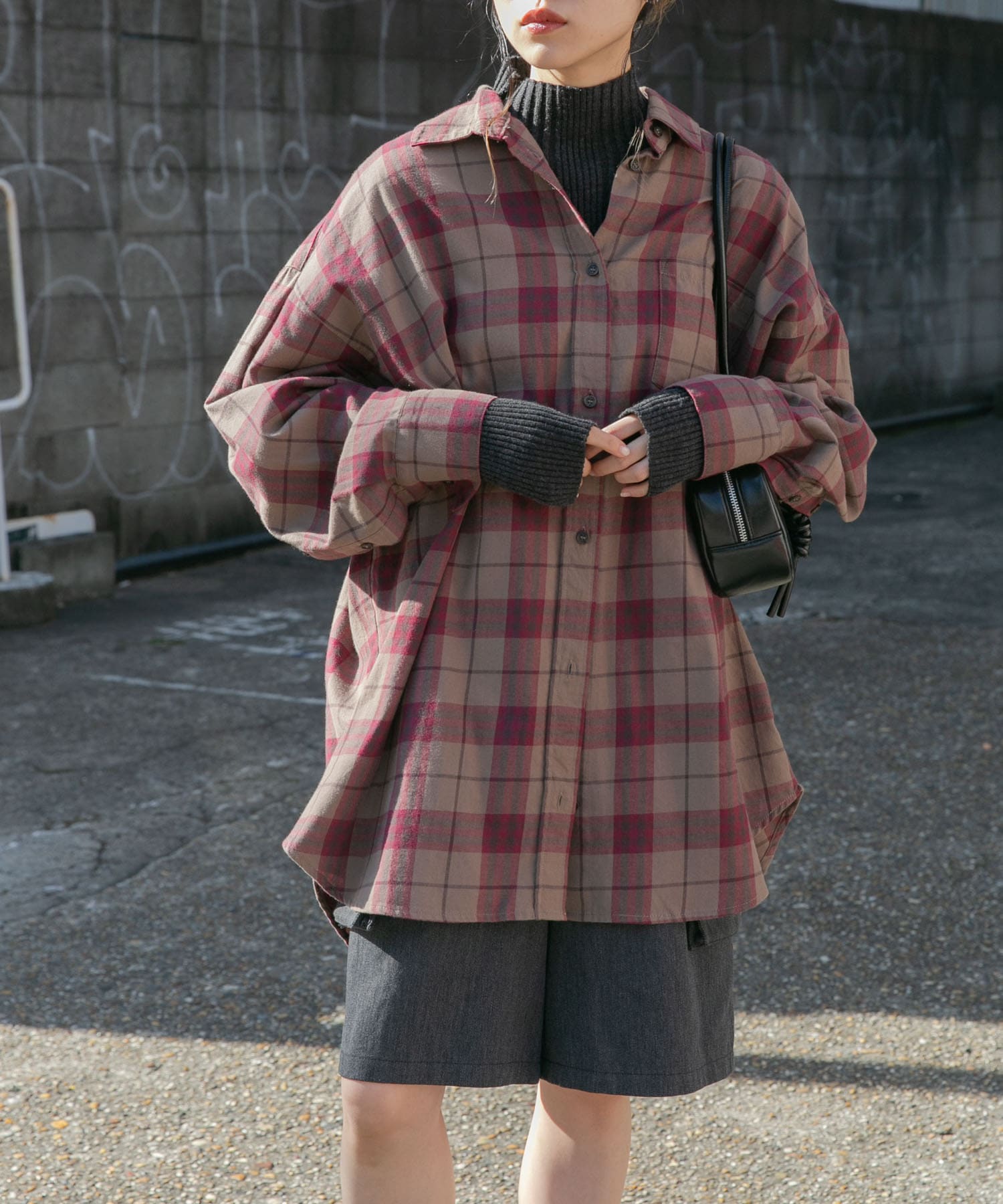 身長：160cm サイズ：one