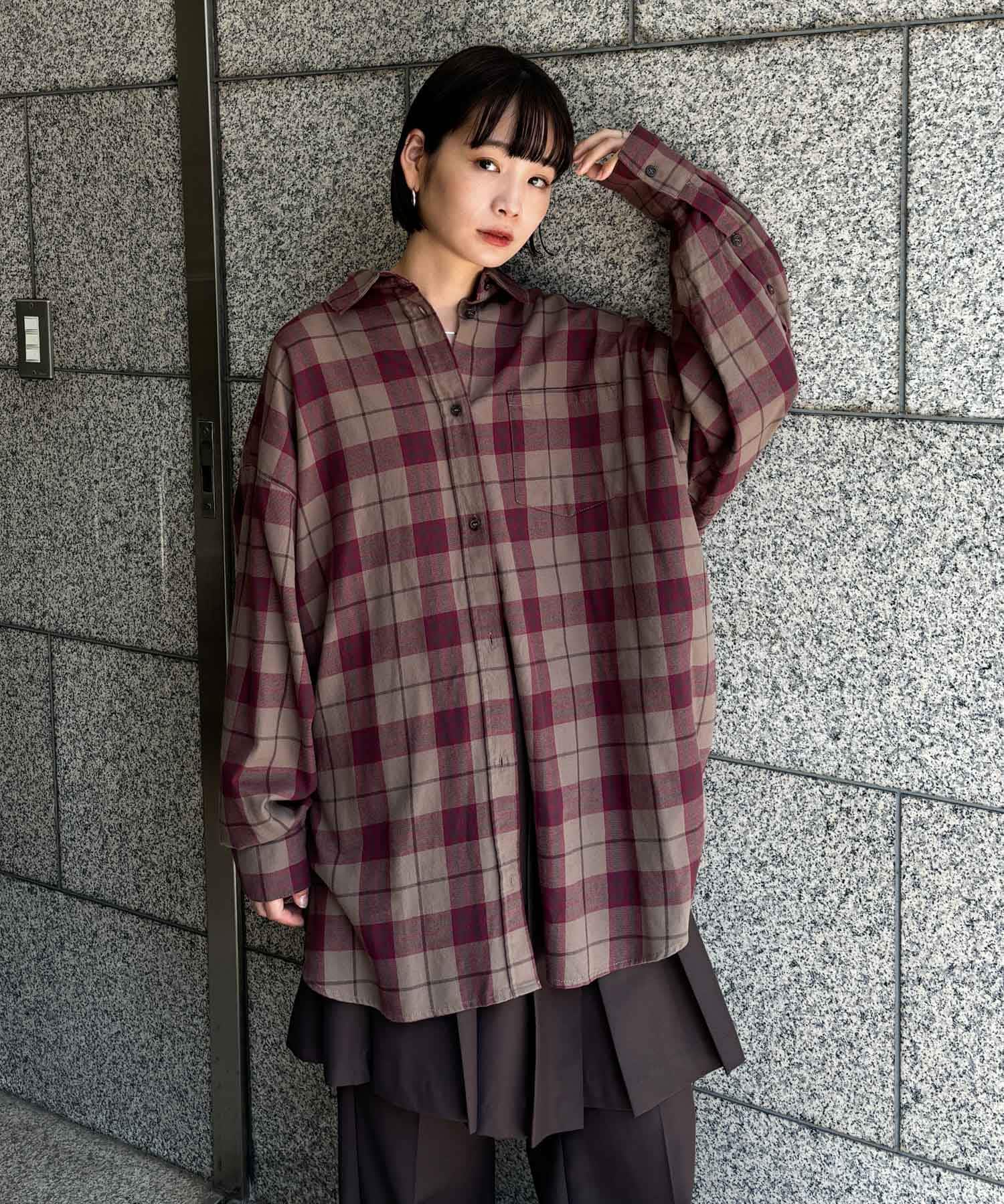 身長：160cm サイズ：one