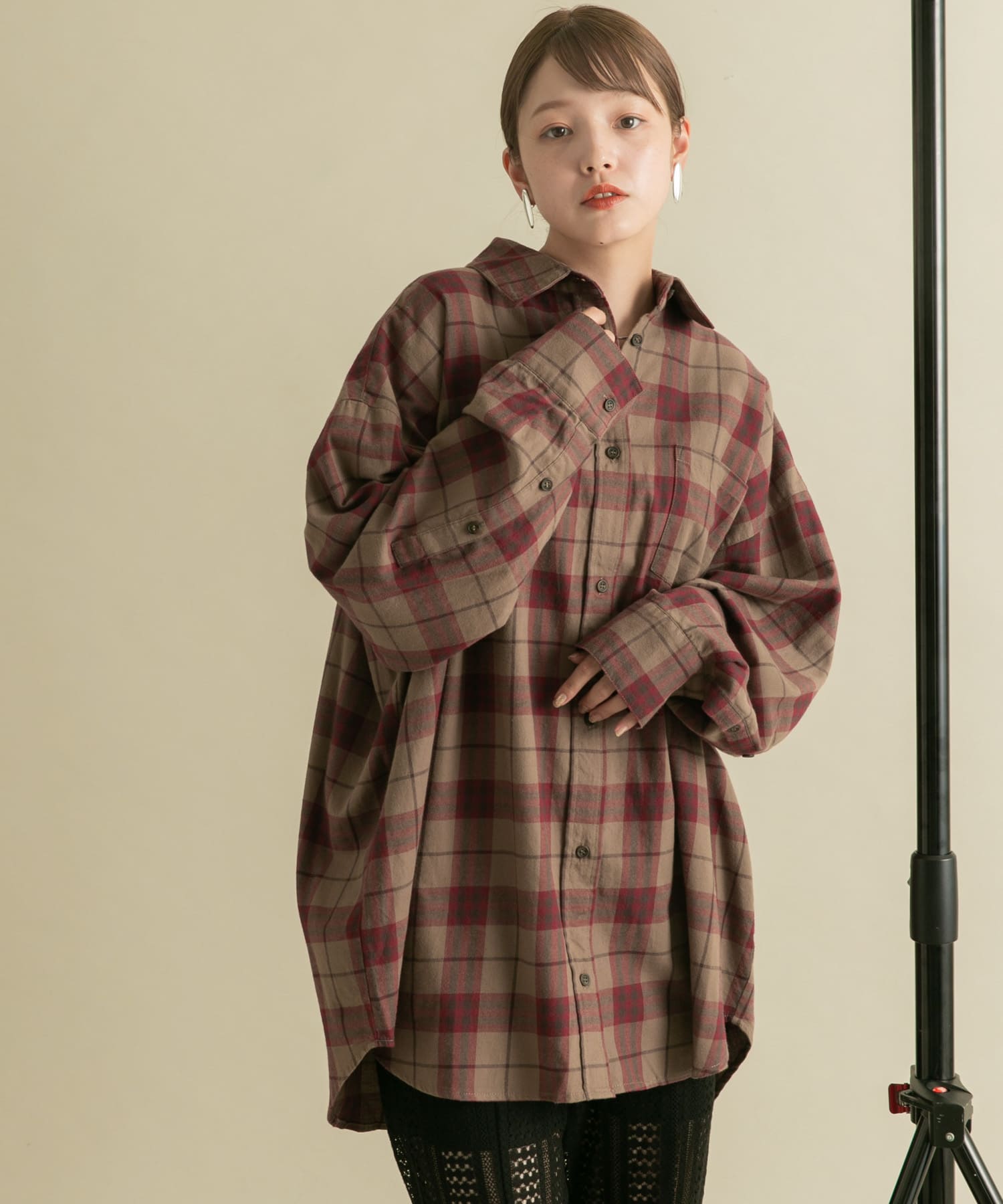 身長：160cm サイズ：one
