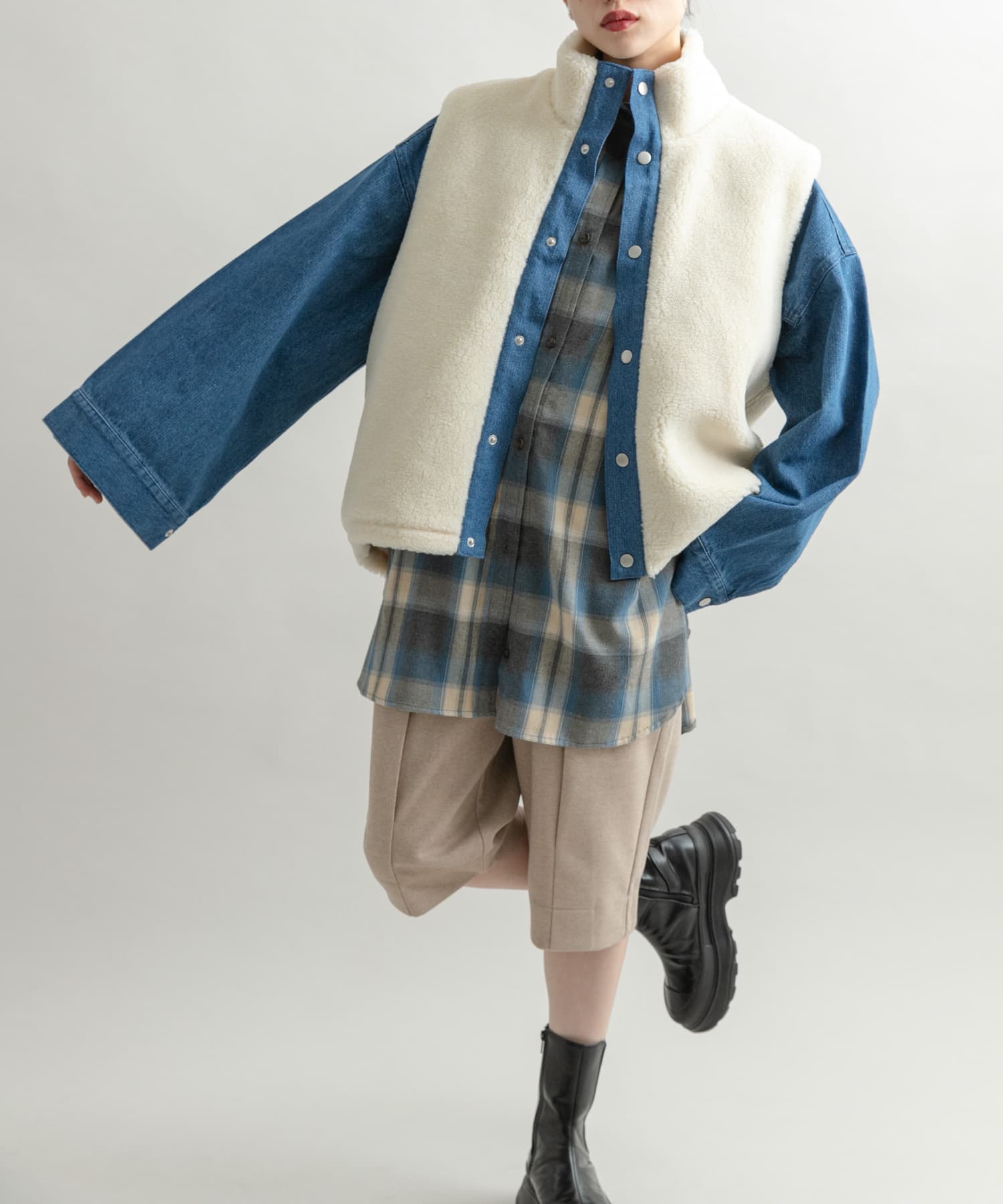 身長：160cm サイズ：one